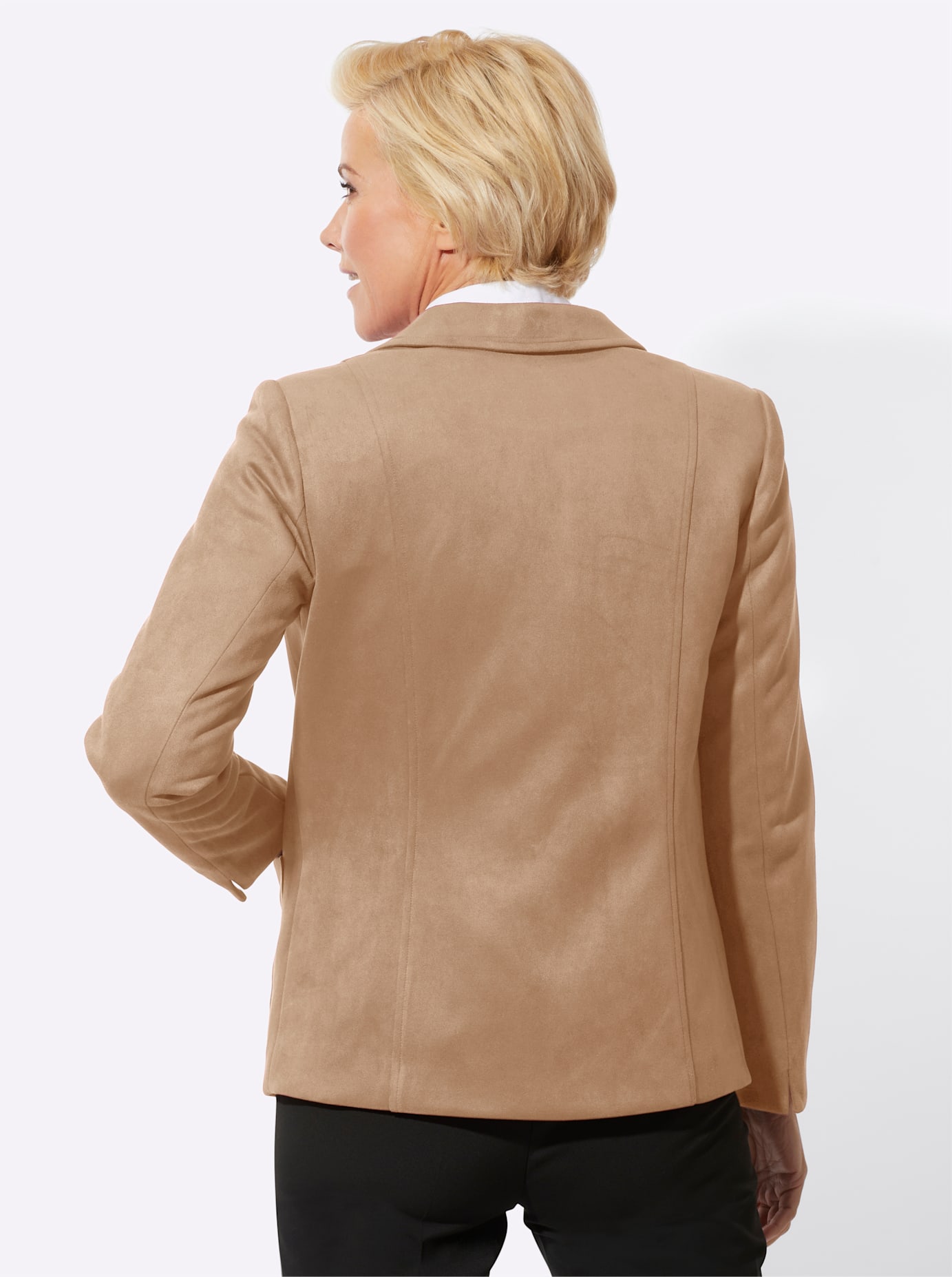 Thumbnail - Classic Jackenblazer "Lederimitat-Blazer"
