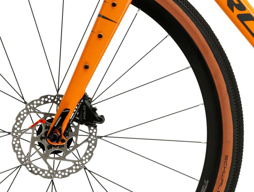 Kross Gravelbike »KROSS Gravelbike Esker 8.0 28" orange 24 Gänge«, 24 Gang, Shimano, GRX RX820 Schaltwerk, Kettenschaltung
