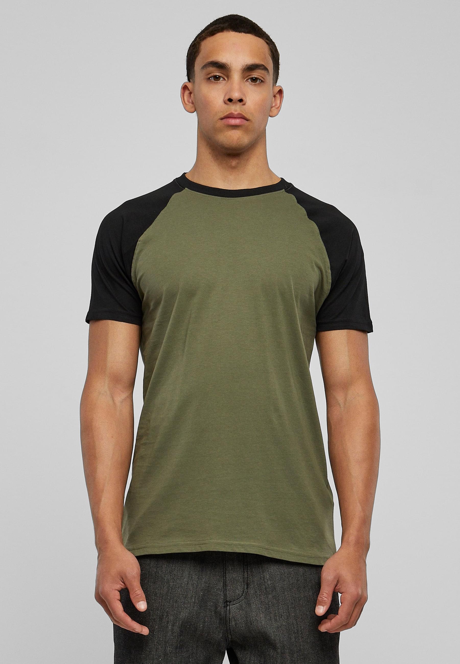 URBAN CLASSICS T-Shirt »Urban Classics Herren Raglan Contrast Tee«, (1 tlg.)