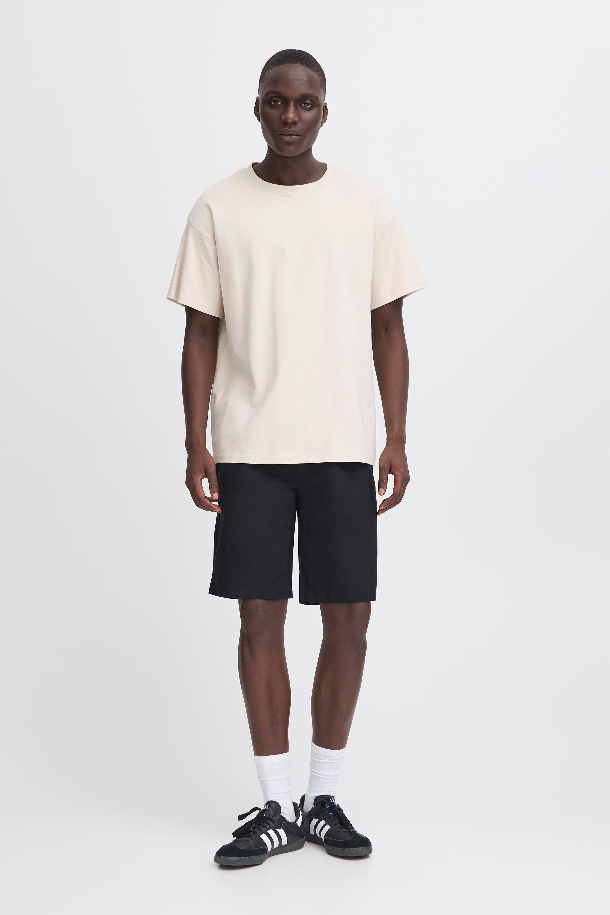BLEND BHTibo Herren Chino Shorts Schwarz Größe S 4