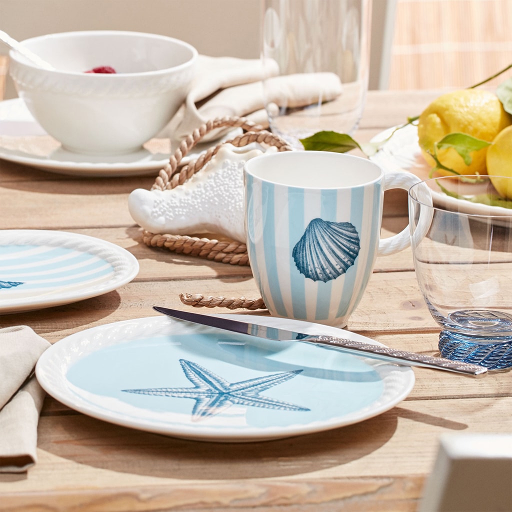 Villeroy & Boch Tafelmesser »Tafelmesser Montauk 237 mm 6er Set silber« Spülmaschinenfest