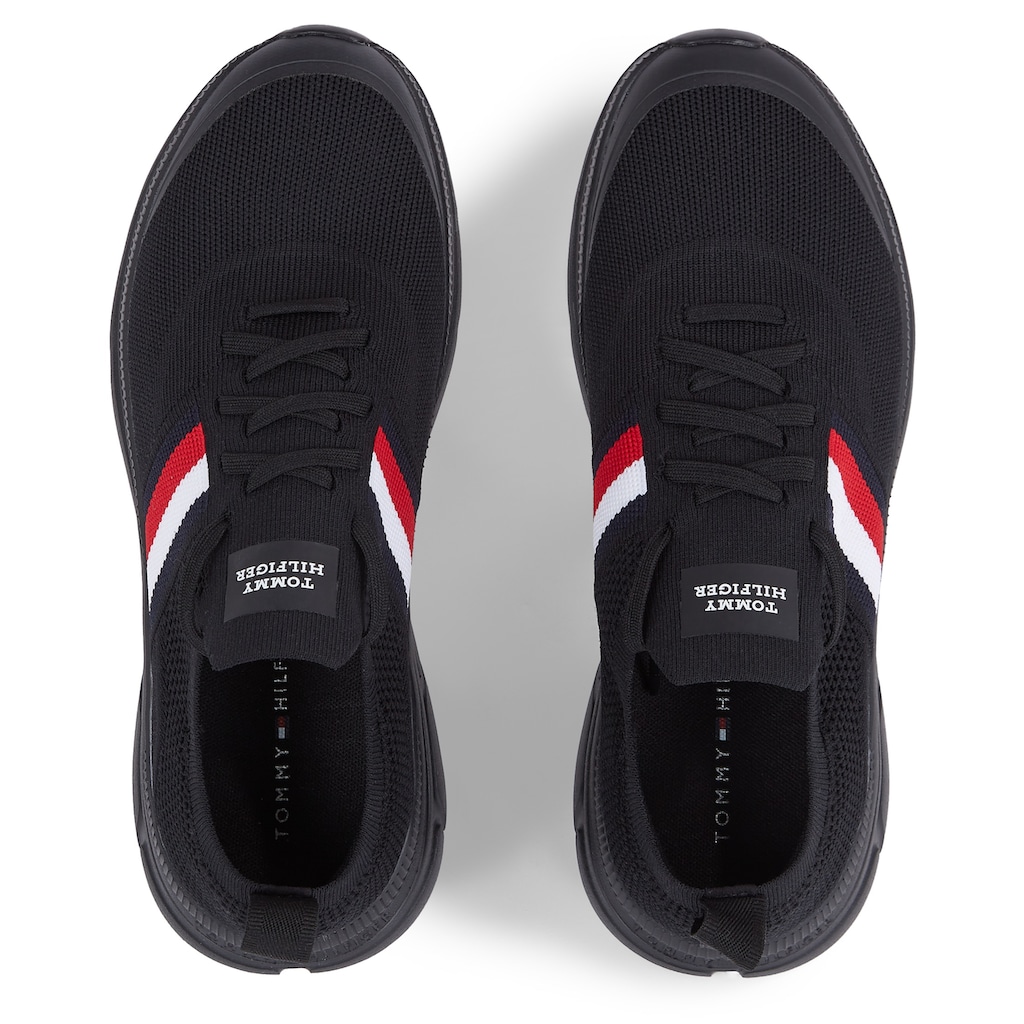 Tommy Hilfiger Slip-On Sneaker »MODERN RUNNER KNIT STRIPES ESS«