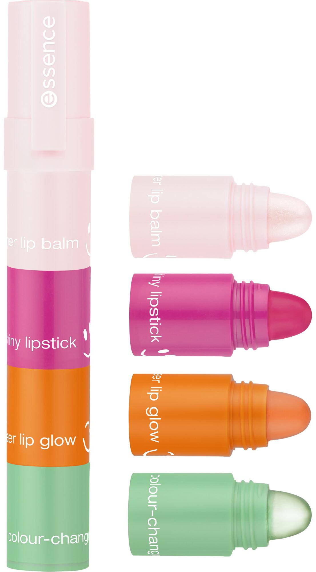 ESSENCE Kinder Lippenstift "you make my day lip tower"i'll stick with you forever, Lippen-Kosmetika, mit ph-reaktiver Formel