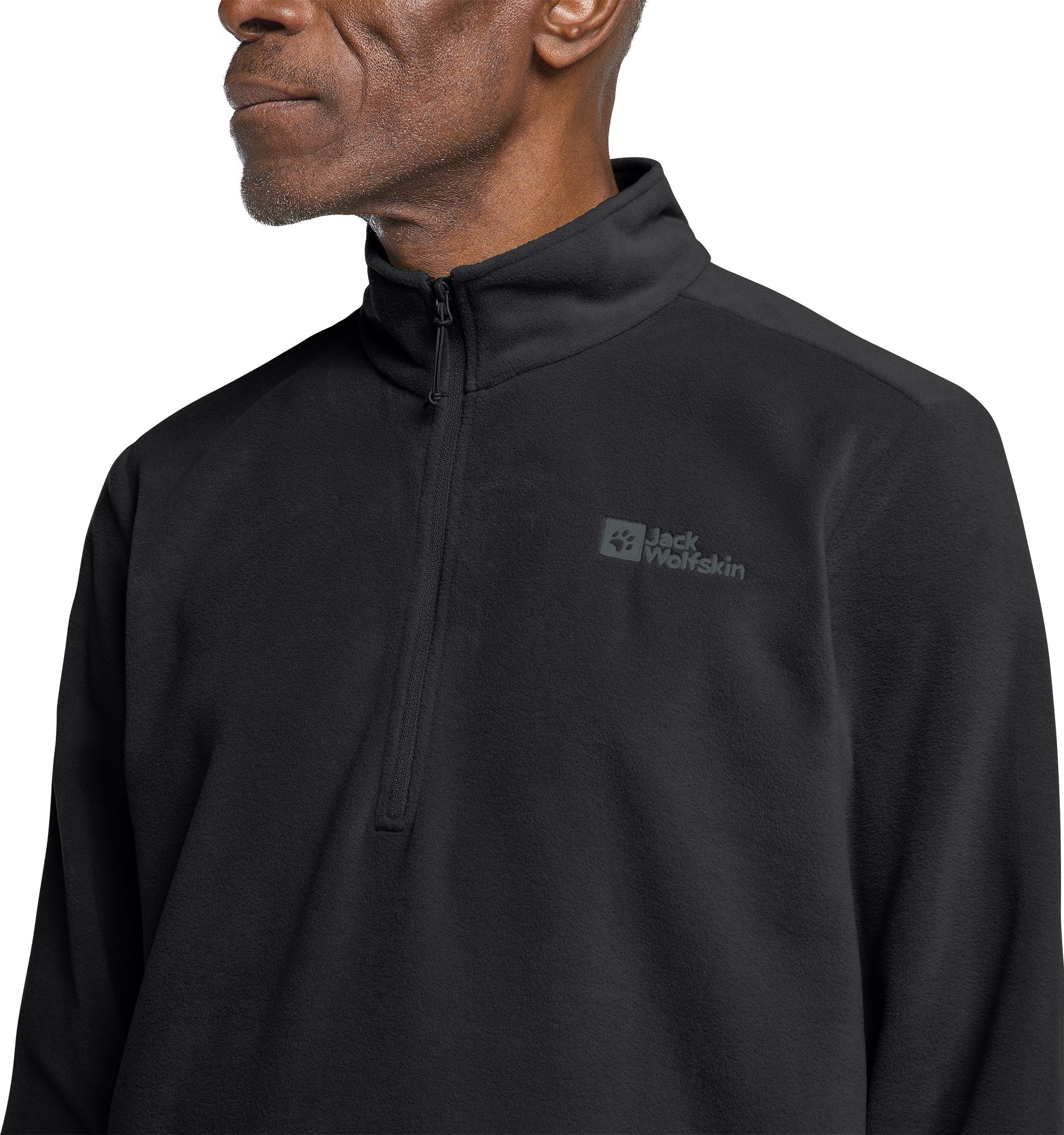 Jack Wolfskin Taunus HZ M Men Fleece Pullover Black Size S 3