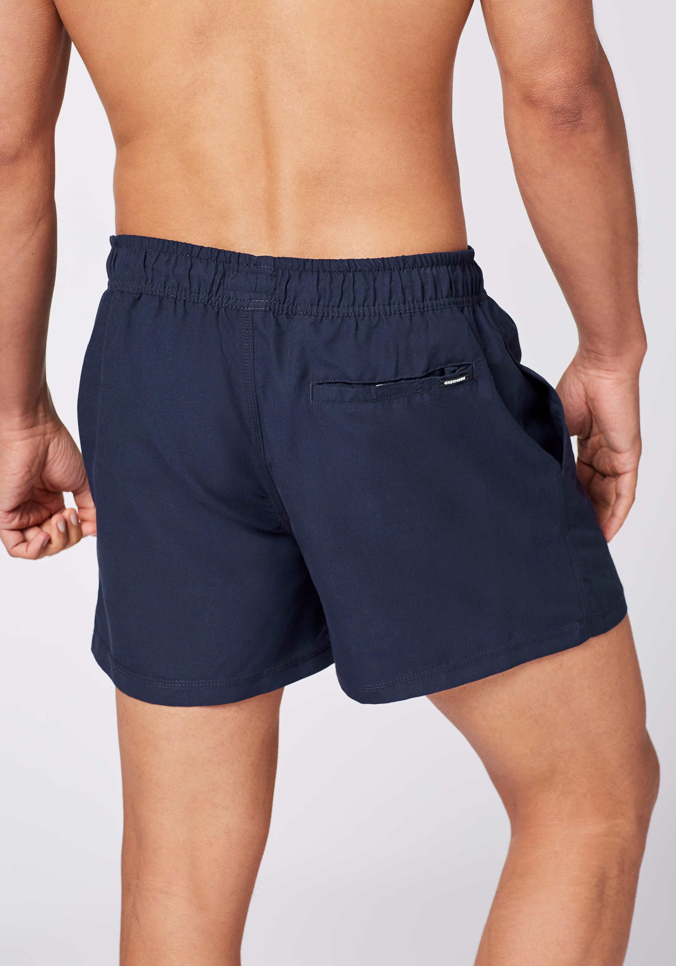Badeshorts CHIEMSEE, Herren, Gr. L (52/54), total eclipse, 100% Polyester, Badehosen Badeshorts 3