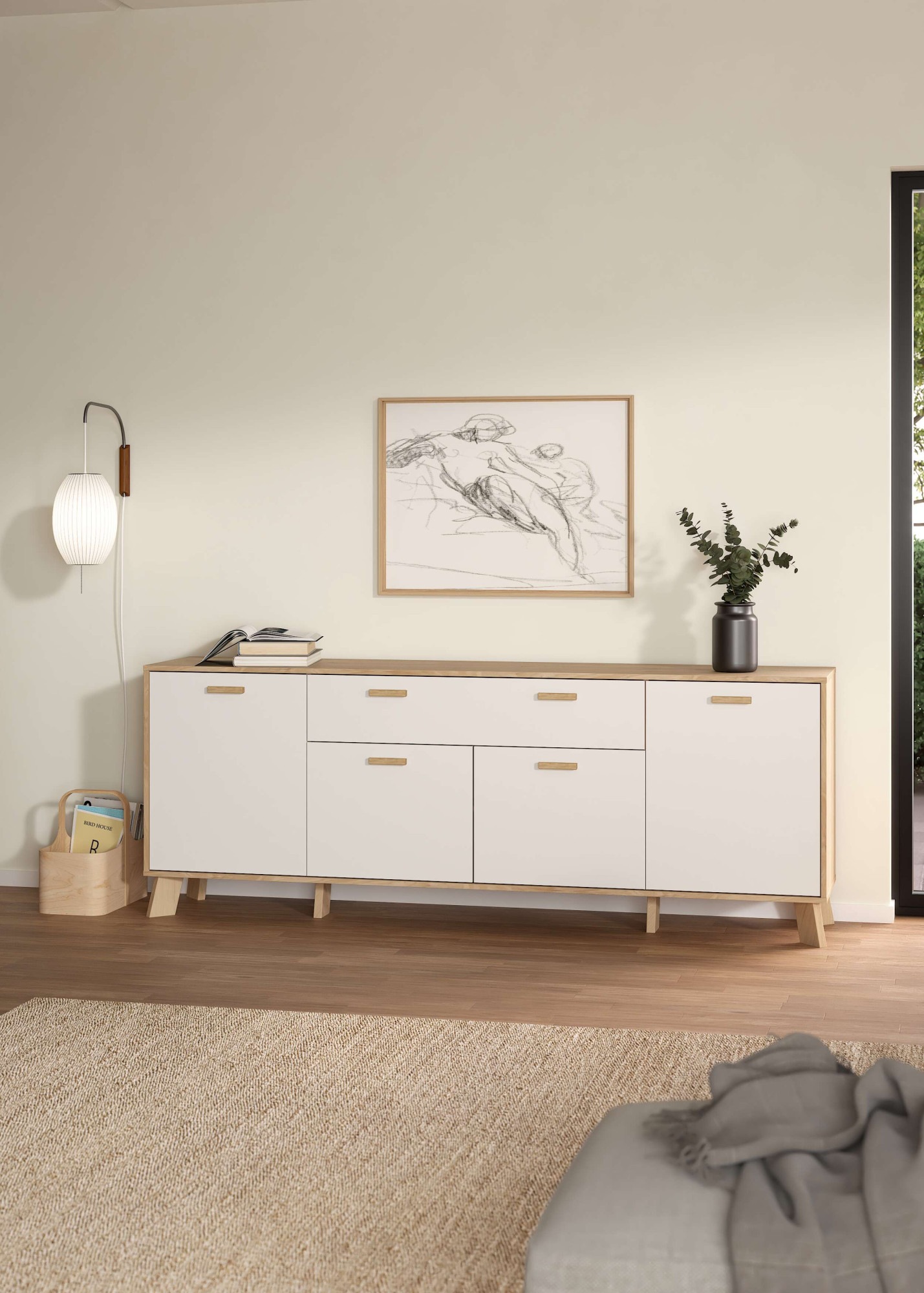 andas Sideboard "Ikast, Stauraum, Schubladenschrank, Aufbewahrung", Breite günstig online kaufen