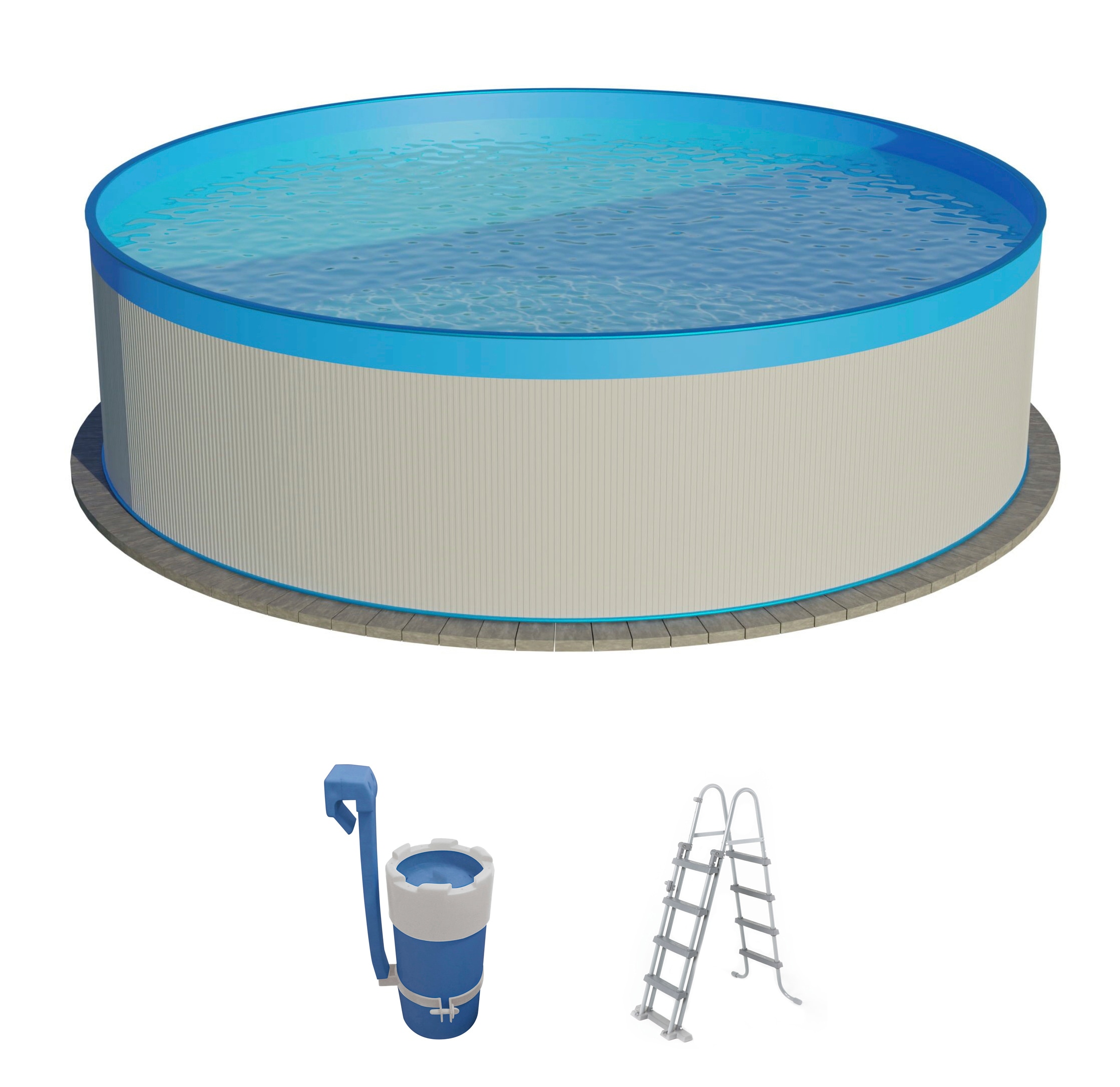 SUMMER FUN Rundpool 3-tlg., ØxH: 350x90 cm günstig online kaufen