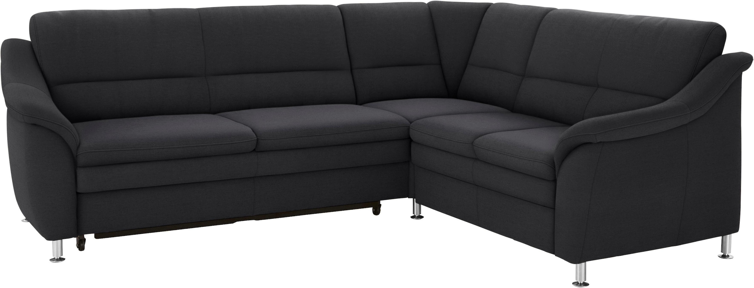 sit&more Ecksofa »Cardoso L-Form« mit Federkern, wahlweise mit Bettfunktion und Schubkasten