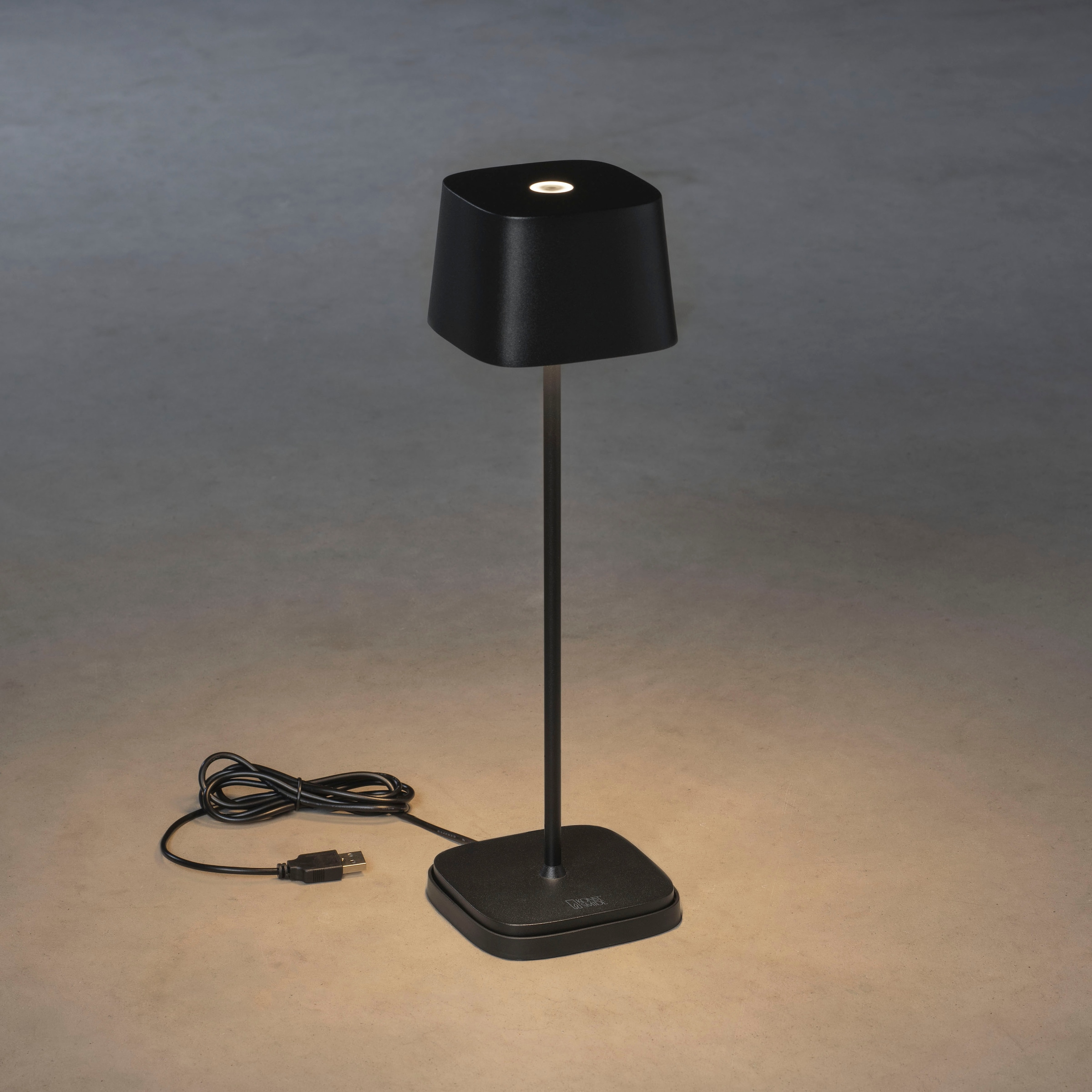 KONSTSMIDE LED Tischleuchte »Capri«, Capri LED USB-Tischleuchte schwarz,  Farbtemperatur, dimmba | günstig kaufen