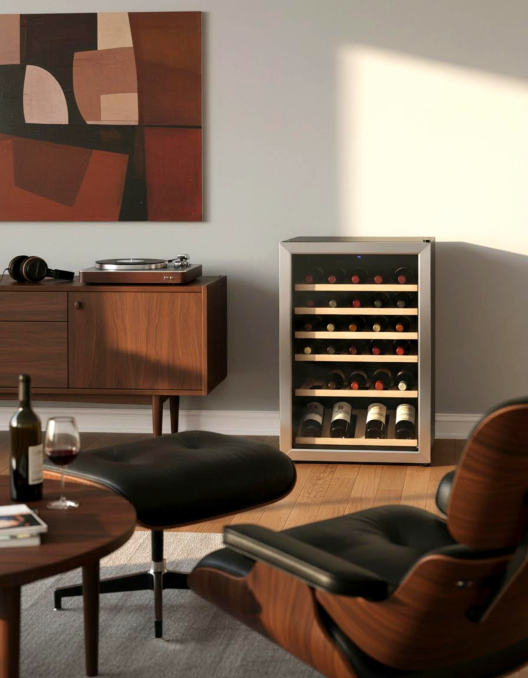 Hanseatic Weinkühlschrank »HWC45FCBH« für 45 Stk. Standardflaschen á 075l