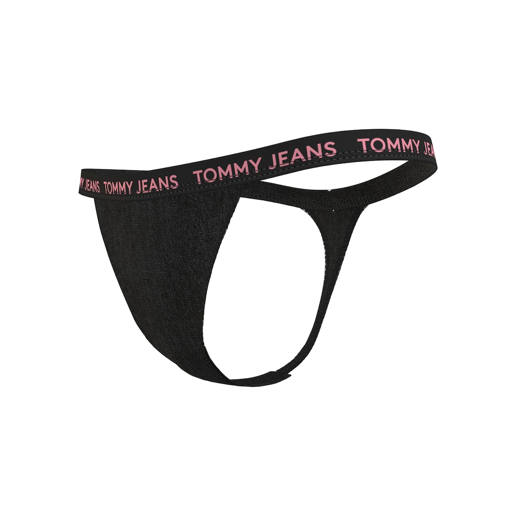 Tommy Hilfiger Underwear String »3P STRING THONG«, (Packung, 3er), mit Tommy HiIlfiger Logo-Elastikbund