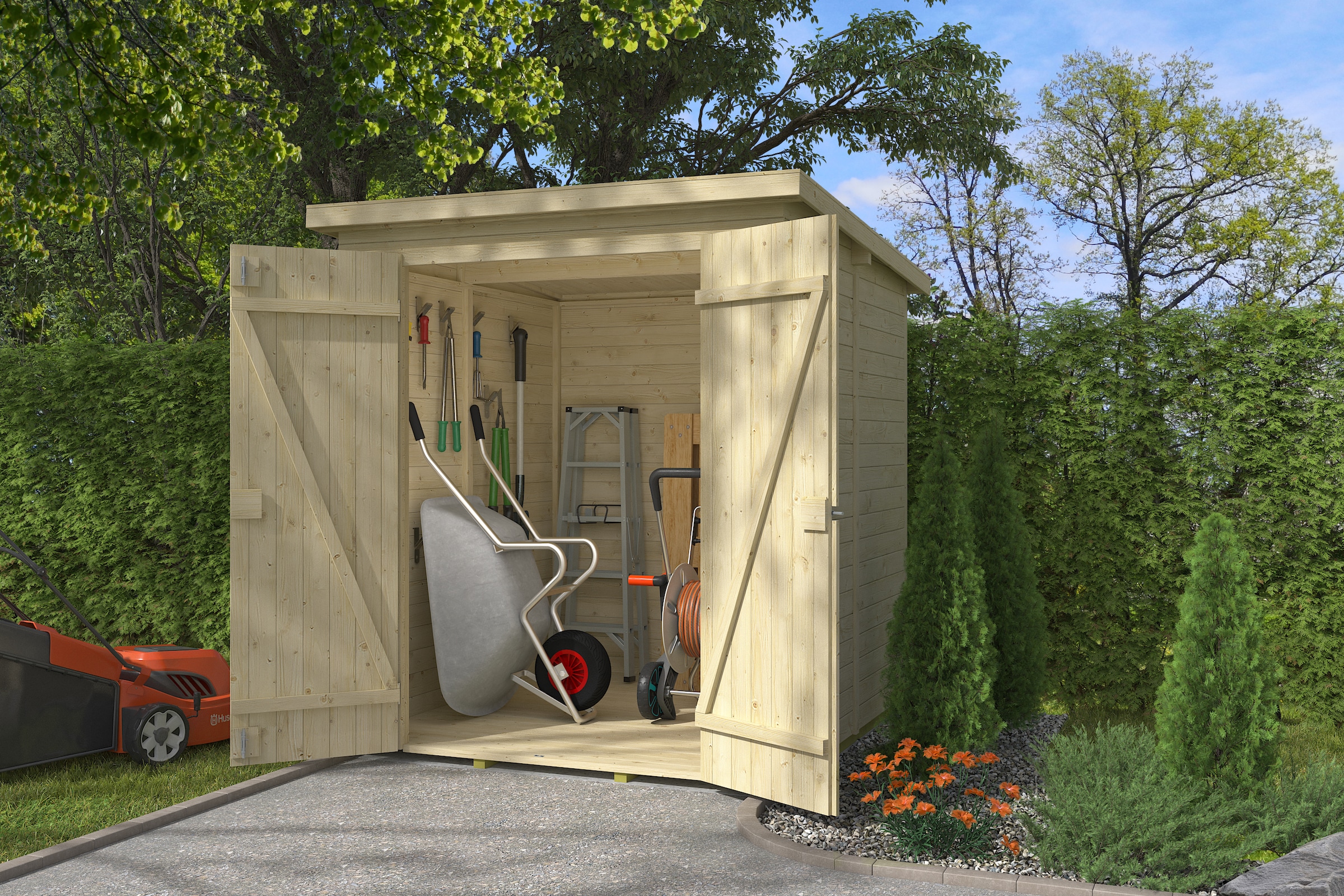 Nordic Holz Gartenhaus "Elementhaus KENT 3.2" günstig online kaufen