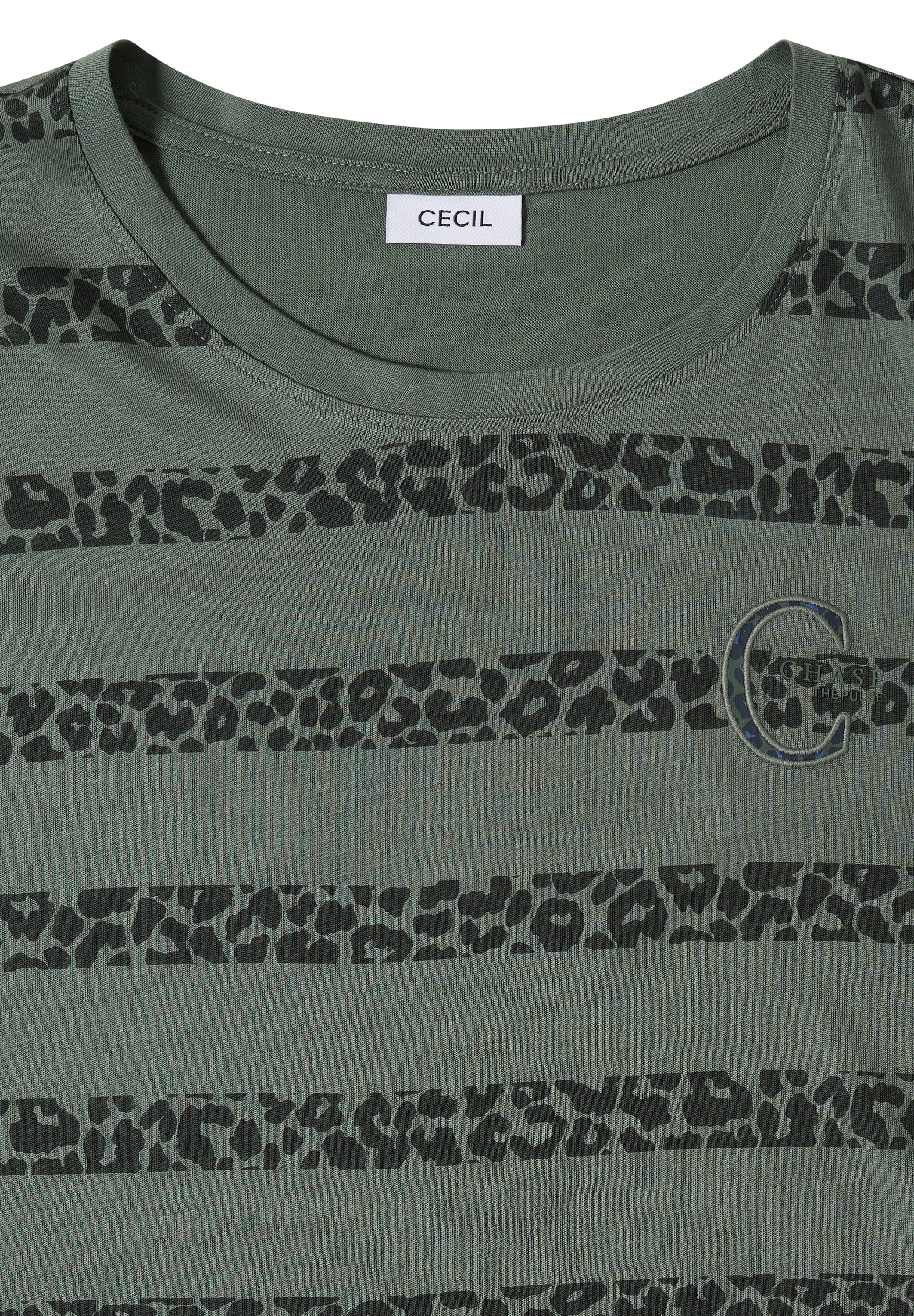 Cecil T-Shirt mit Leo-Streifen
