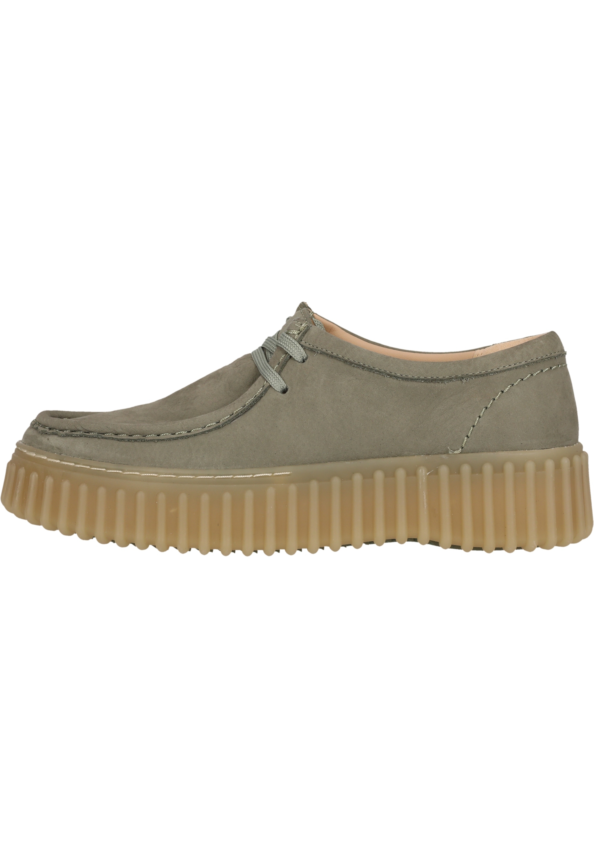 Clarks Schnürschuh »Torhill Bee«, mit kultiger gerippter Sohle