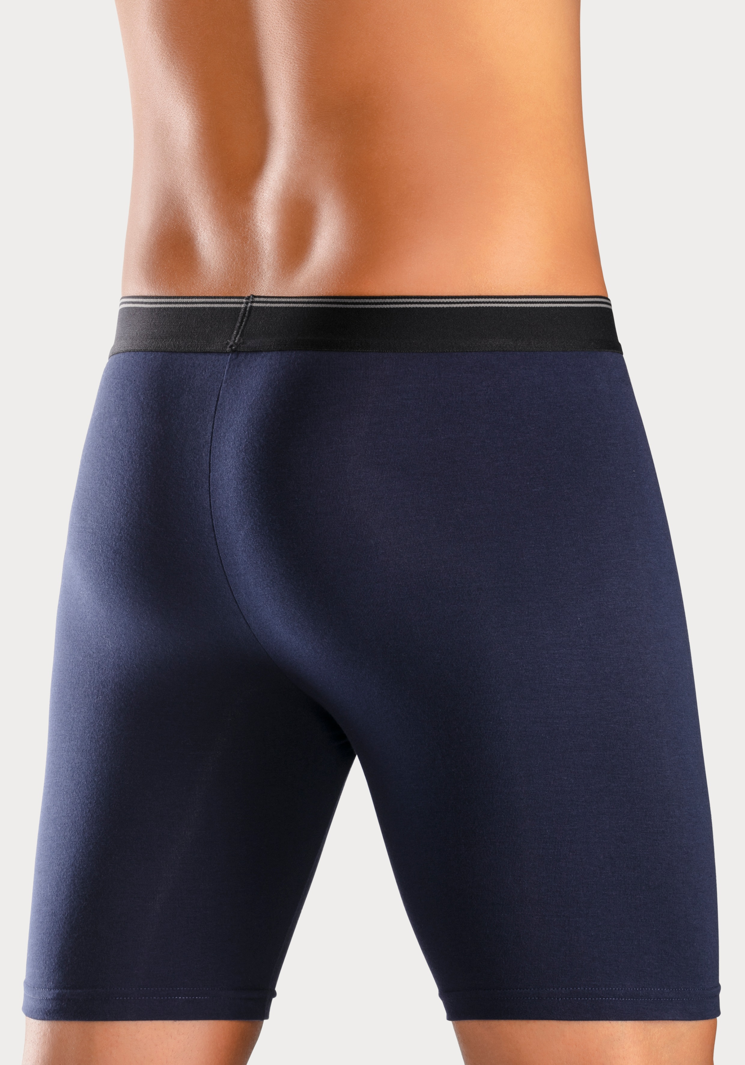 Thumbnail - Buffalo Langer Boxer "Boxershorts für Herren", (Packung, 3 St.), in langer Form ideal auch für Sport und Trekking
