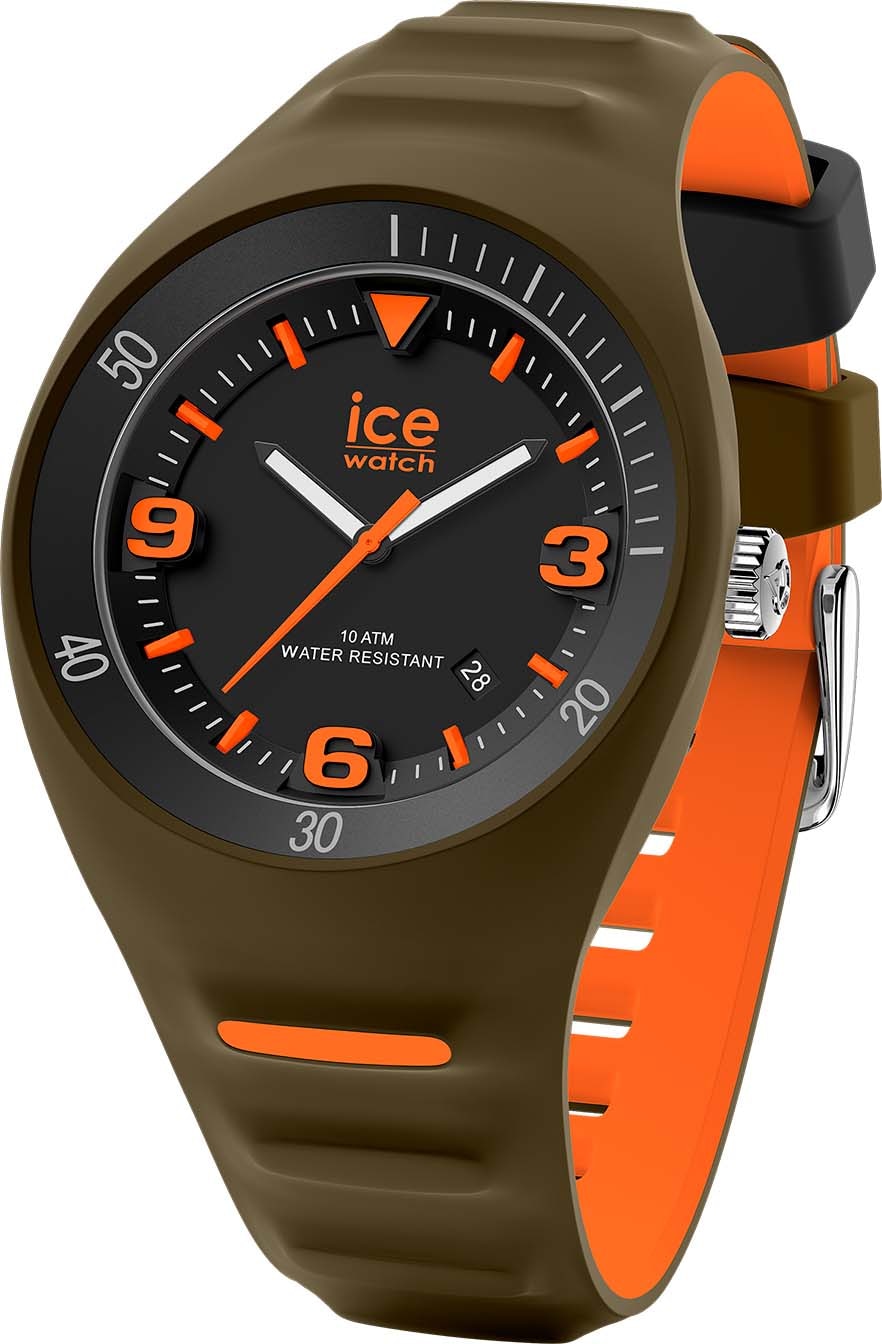 ice-watch Quarzuhr »P. online orange Khaki M, 020886« | bestellen BAUR Leclercq