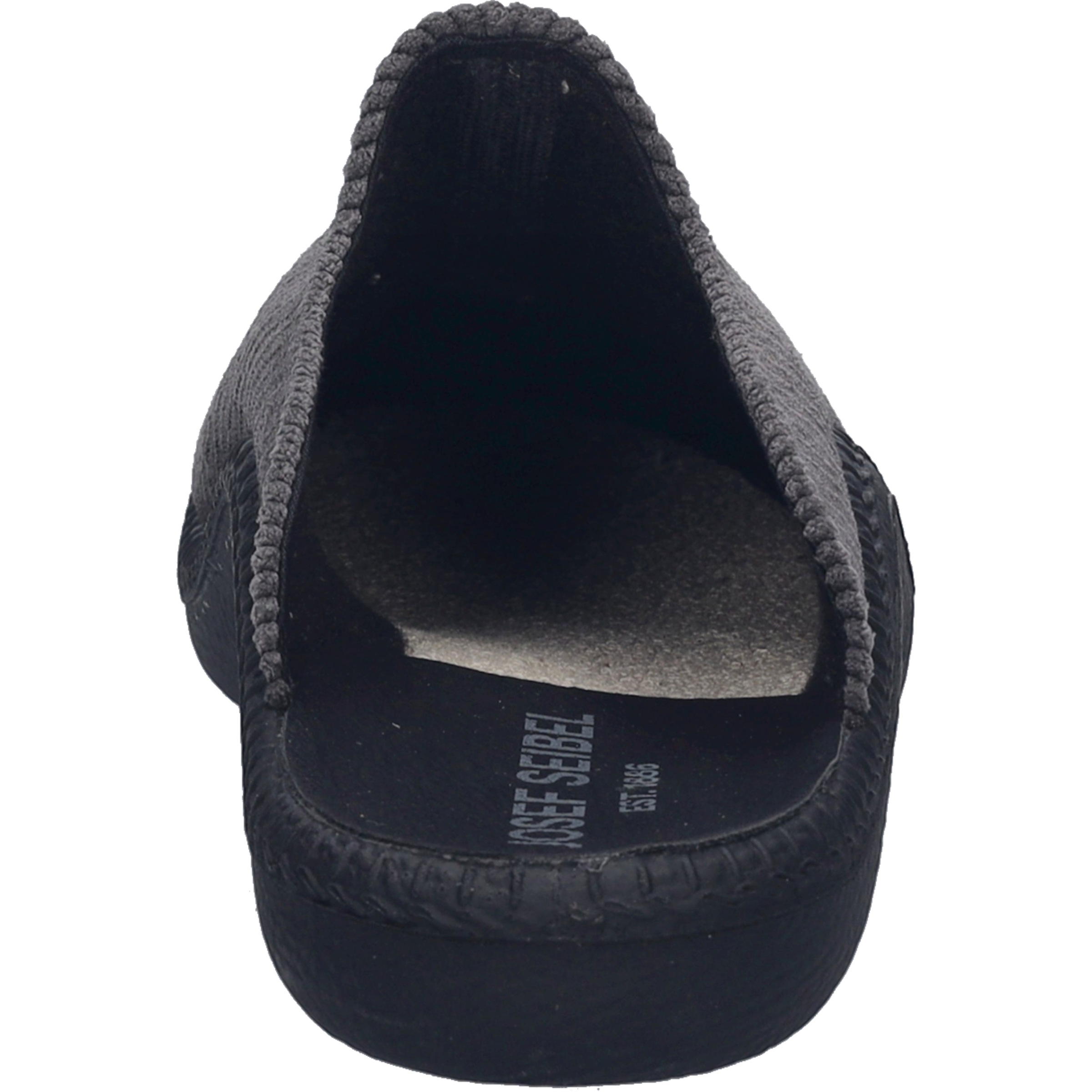 Hausschuh JOSEF SEIBEL "Monaco 220, anthrazit", Herren, Gr. 50, grau (anthrazit), Obermaterial: 100% Textilmaterial TEXMAT., Schuhe Hausschuh 3