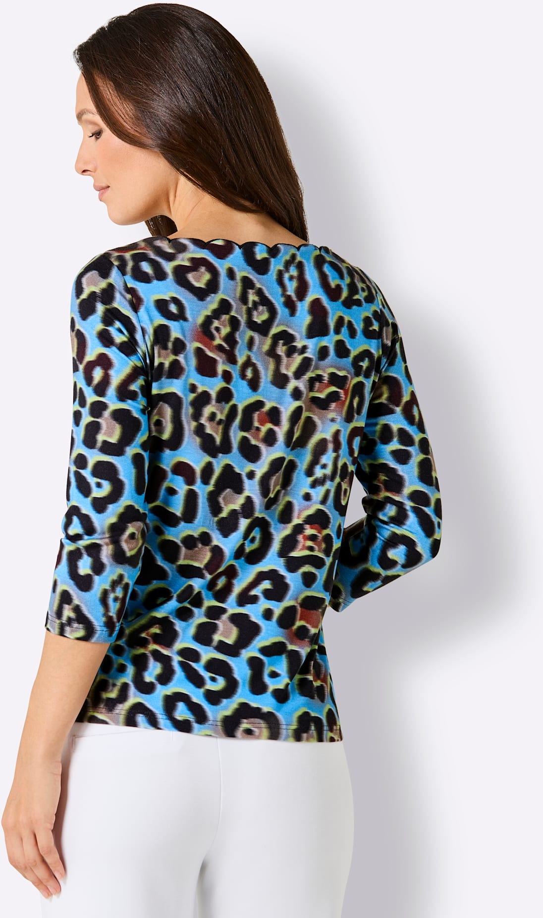 Creation L Premium Lyocell 3/4 Sleeve Shirt Multicolored 36 2