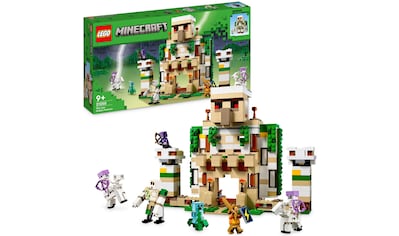 Konstruktionsspielsteine »Die Eisengolem-Festung (21250), LEGO® Minecraft«, (868 St.)