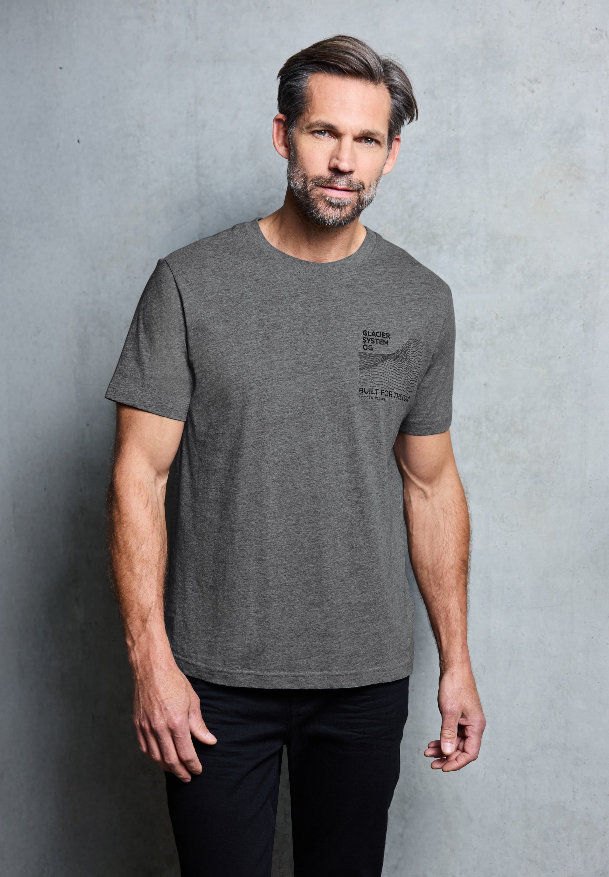 STREET ONE MEN T-Shirt aus reiner Baumwolle