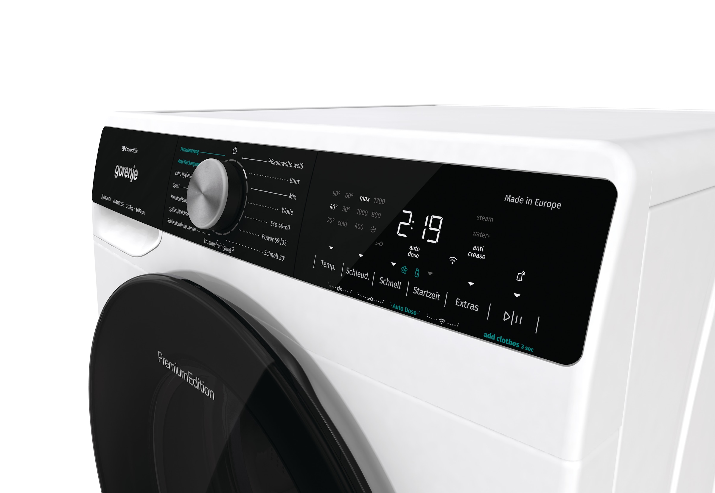 GORENJE Waschmaschine »WNS14A4ATS«, 10 kg, 1400 U/min, Energieklasse A-40%