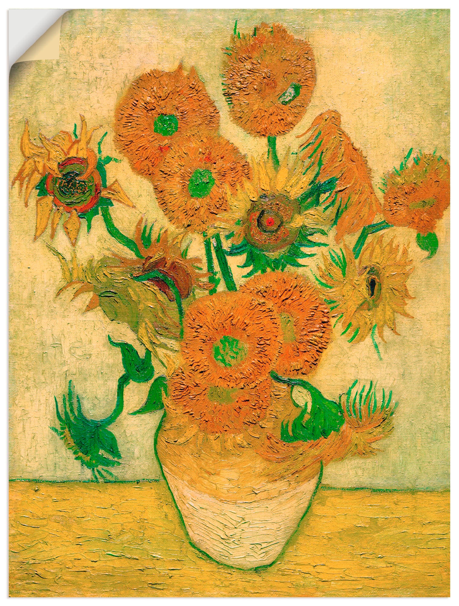 Artland Wandbild Wandaufkleber in Blumen, St.), »Sonnenblumen«, bestellen BAUR Größen als Leinwandbild, oder Poster versch. | (1