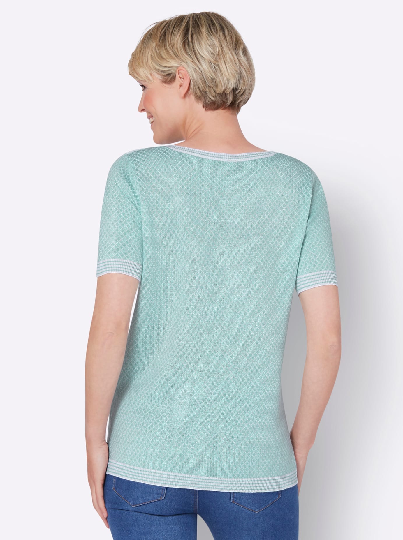 Classic Basics Kurzarmpullover »U-Boot-Pullover«