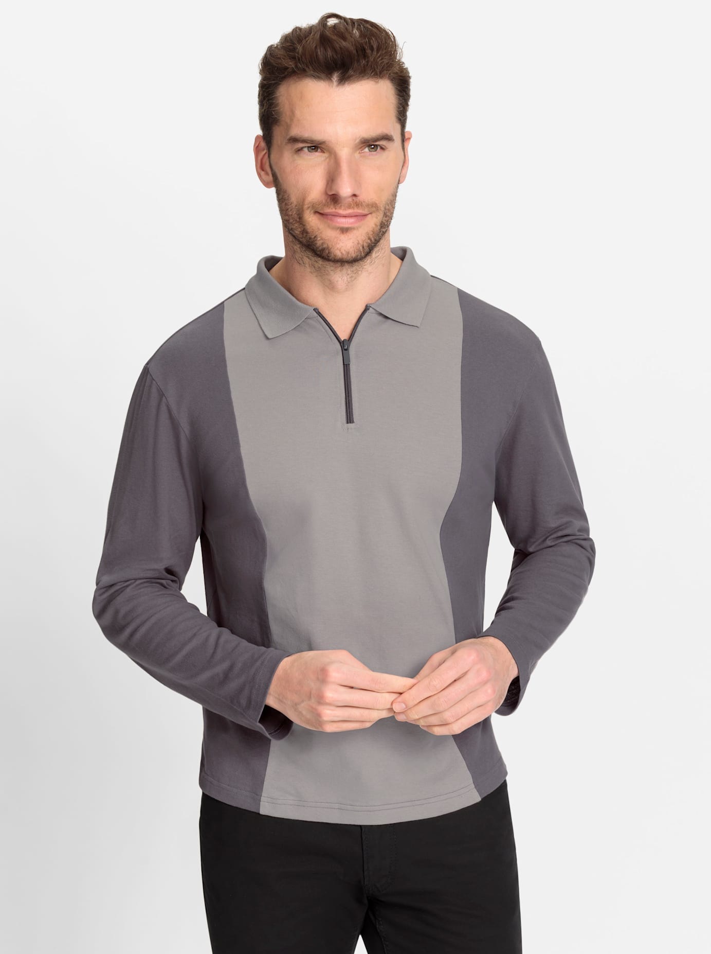 Catamaran Poloshirt "Langarm-Poloshirt", (1 tlg.) günstig online kaufen