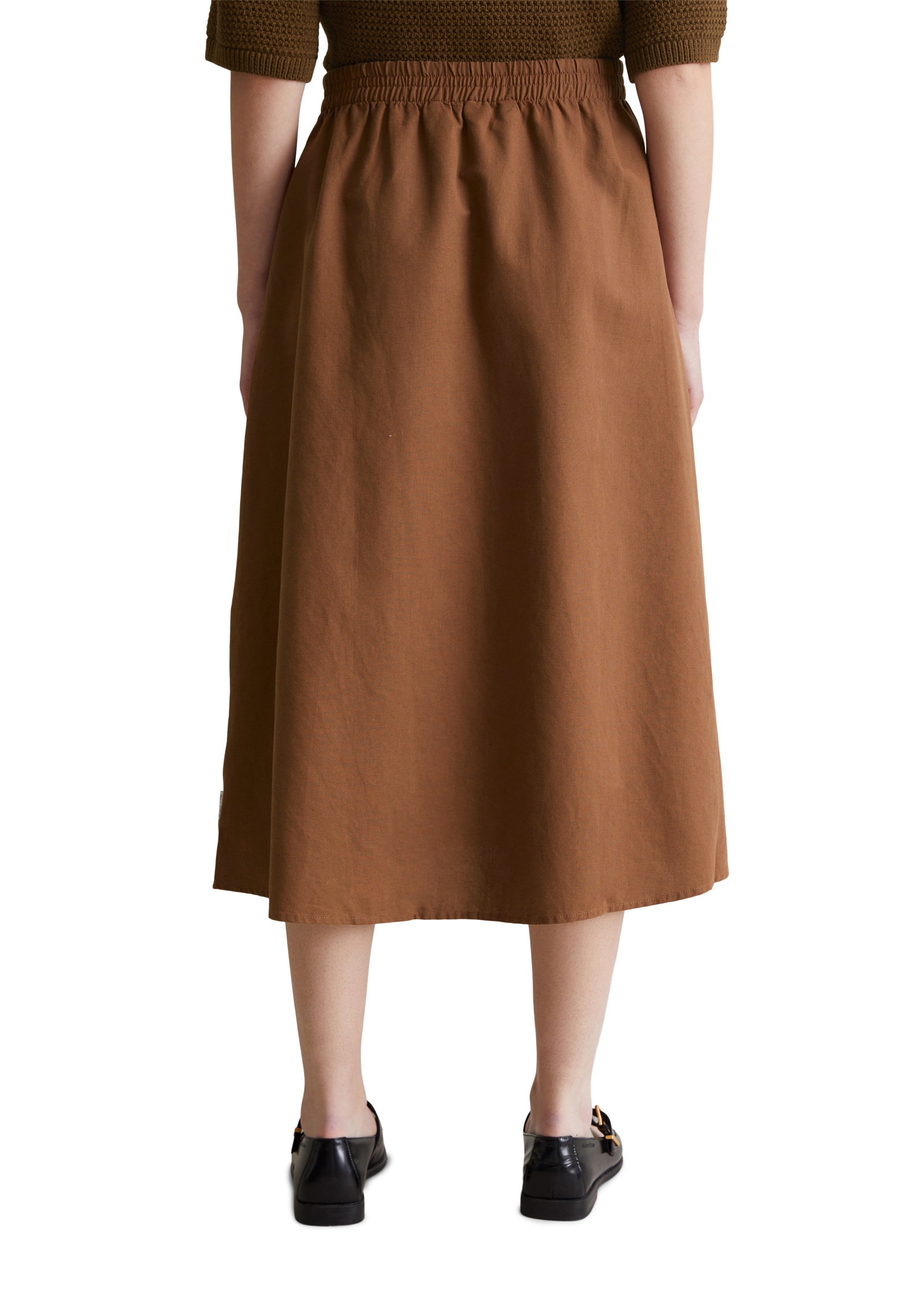 Marc O'Polo DENIM Webrock »aus Baumwolle-Leinen-Mix«