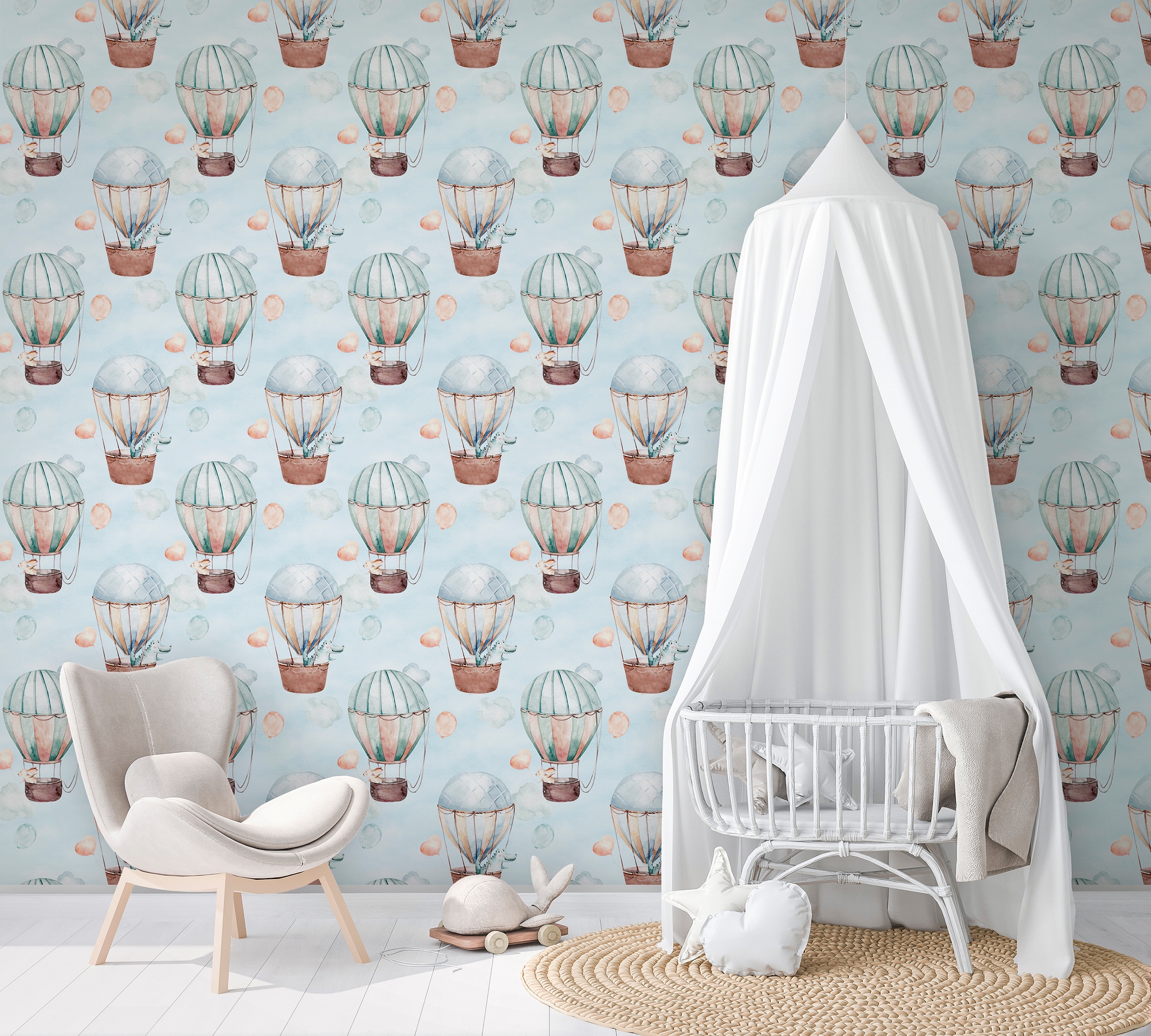 Marburg Kindertapete, Motiv-matt, Tiere, moderne Tapete für Wohnzimmer Schlafzimmer Küche