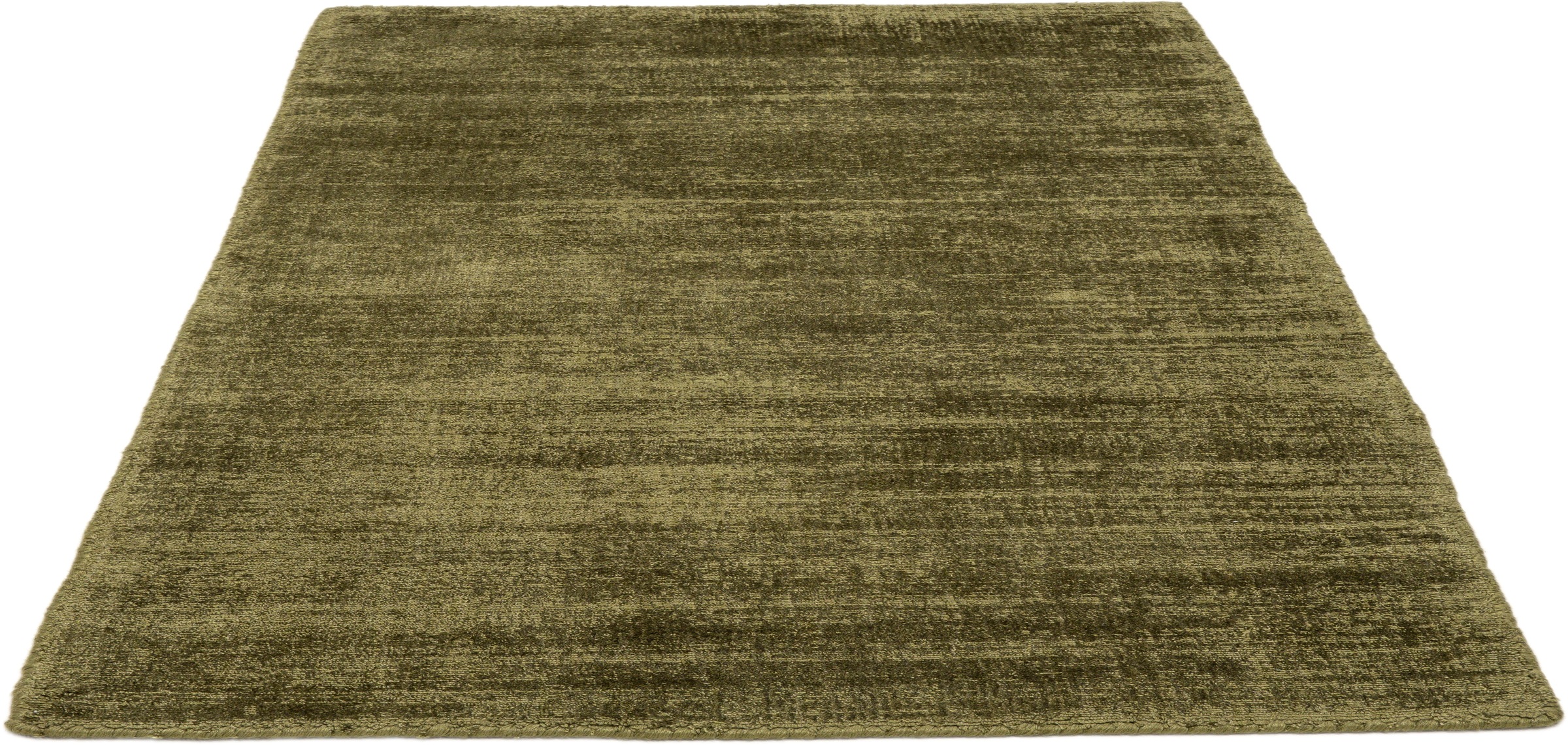 TOM TAILOR HOME Teppich »Shine uni«, rechteckig, 8 mm Höhe, Handweb Teppich, 100% Viskose, handgewebt, mit elegantem Schimmer