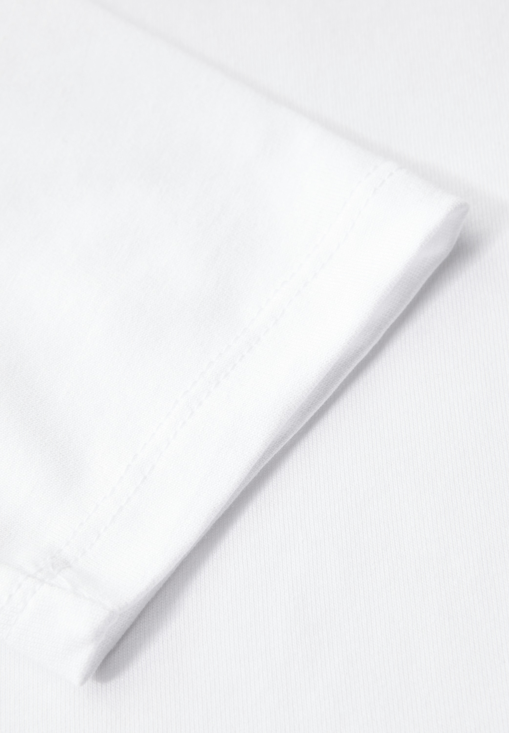 STREET ONE Langarmshirt, aus Baumwolle mit Stretchante