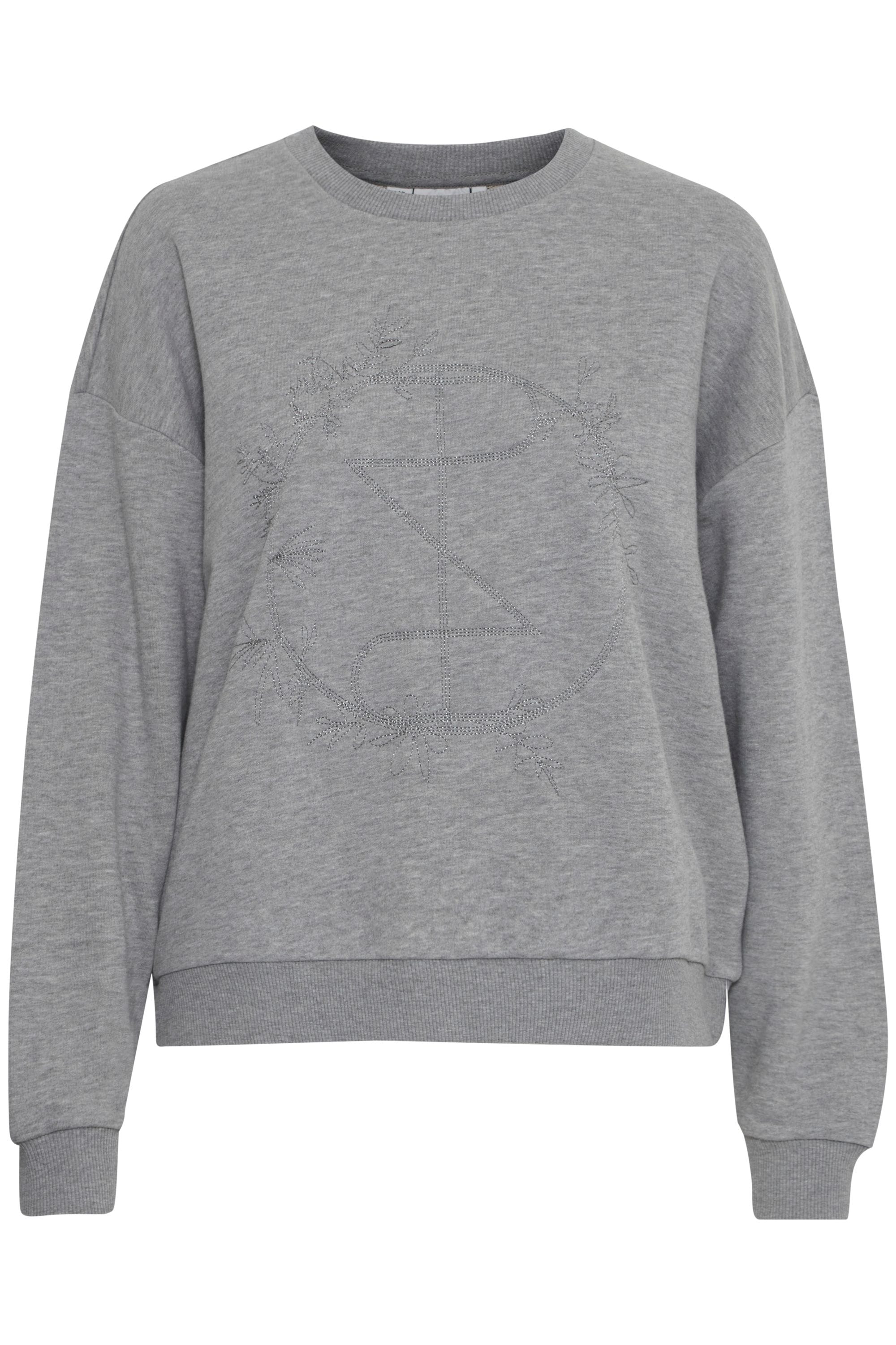 Rundhalspullover »Rundhalspullover PZTABITA Logo Sweatshirt«