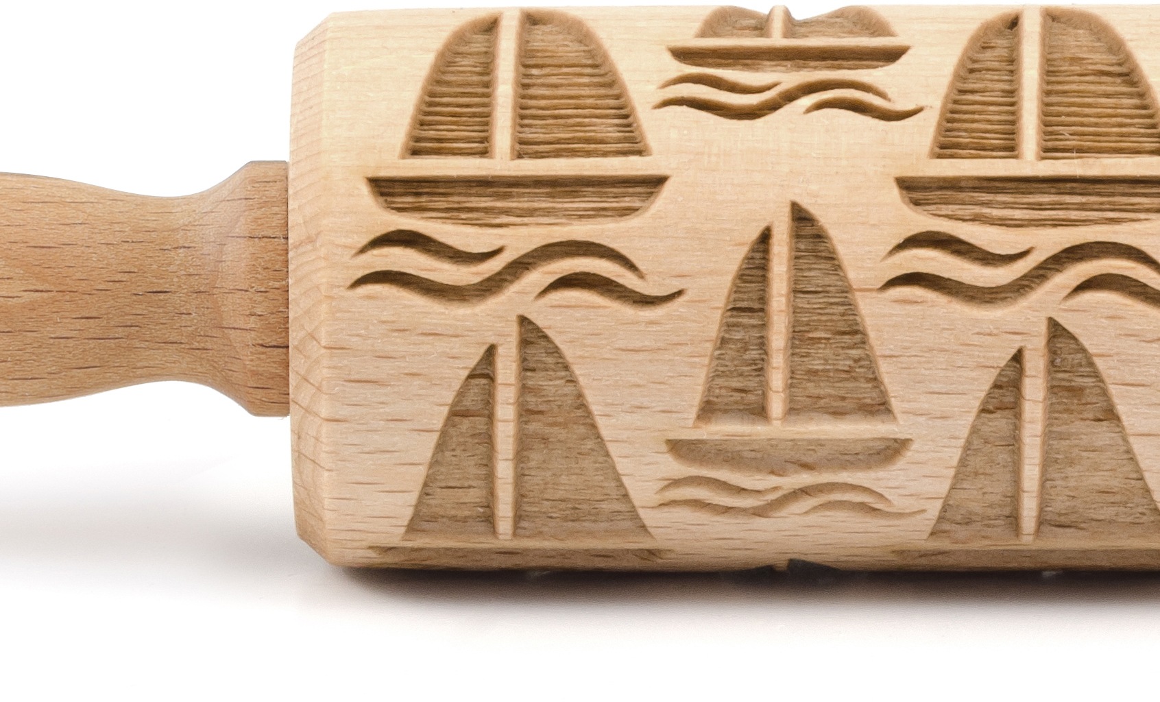 folkroll Teigroller »3D-Motiv-Teigrolle«, Boot