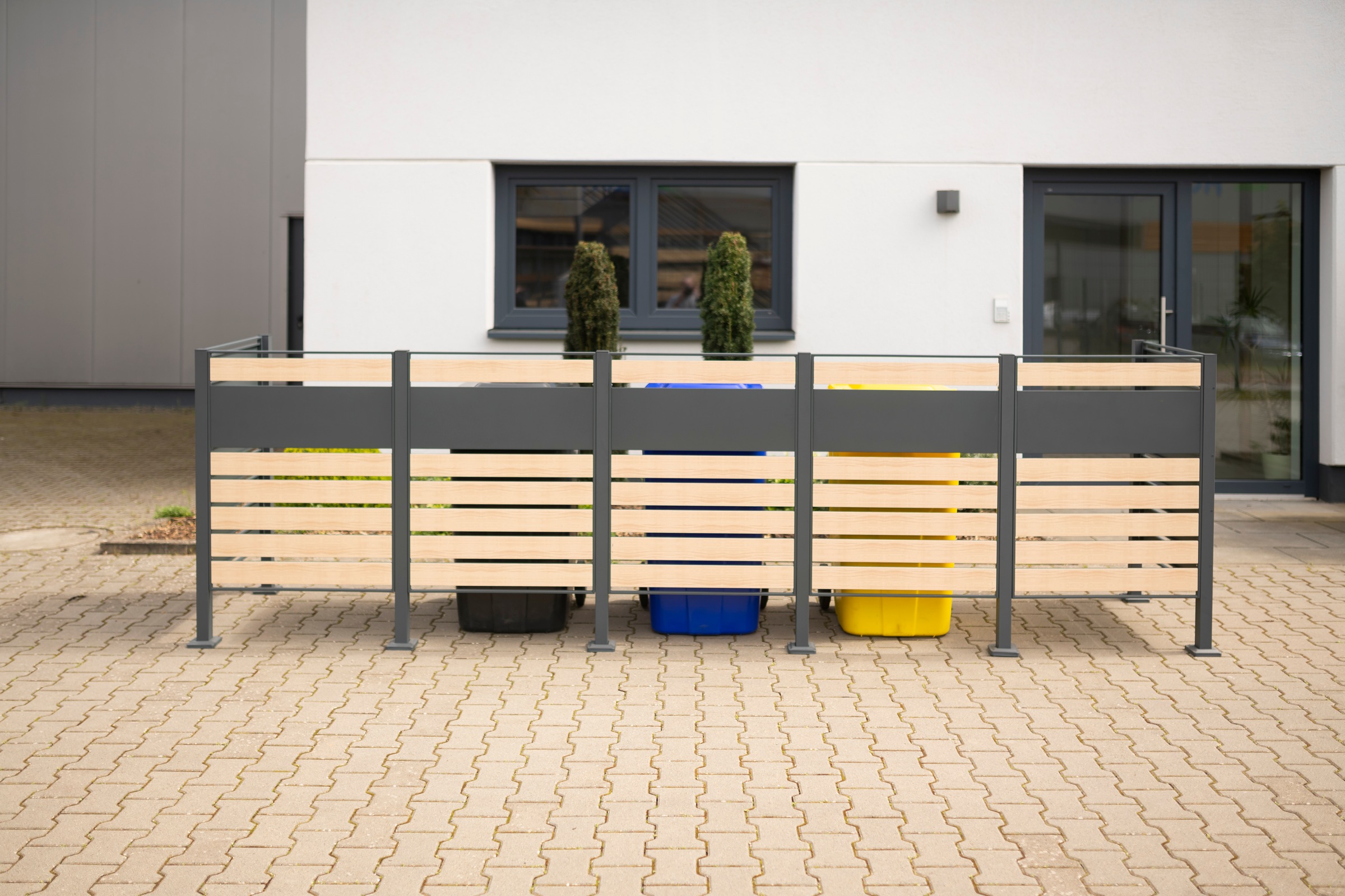 WESTMANN Mülltonnenbox »Planum«, Platz für 5 Mülltonnen je 240 L