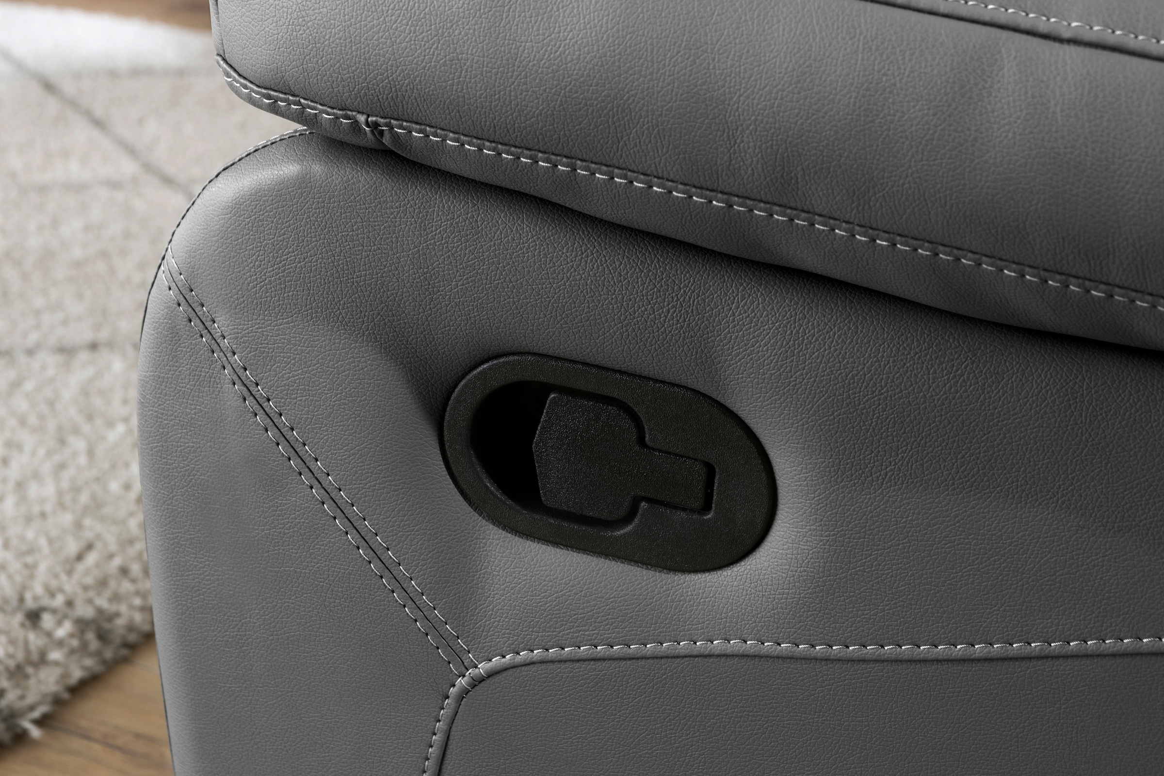 Home affaire 3-Sitzer »Lannilis«, mit manueller und elektrischer Relaxfunktion