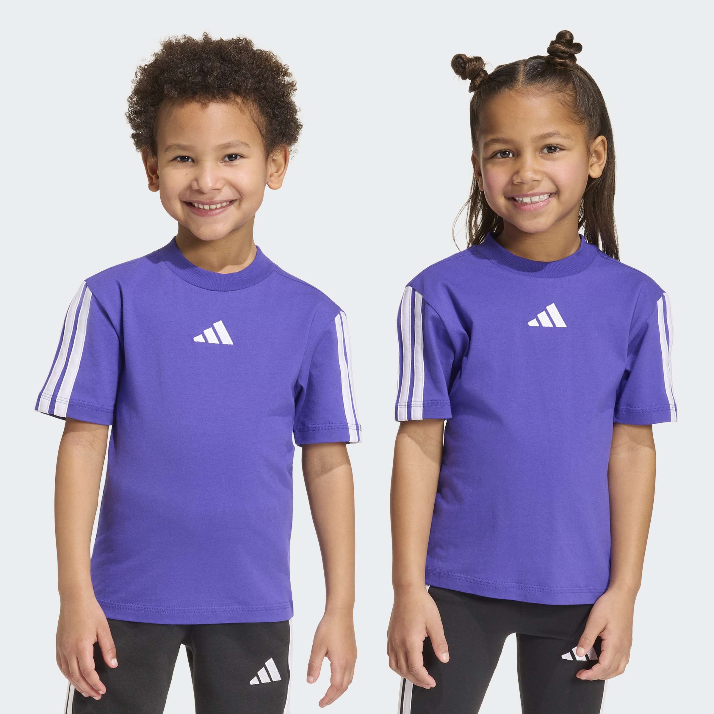adidas Sportswear 1100000002199 "LK 3S TEE 160" für Kinder, mit sportlichem Stil, Kurzarmdesign, aus Baumwolle