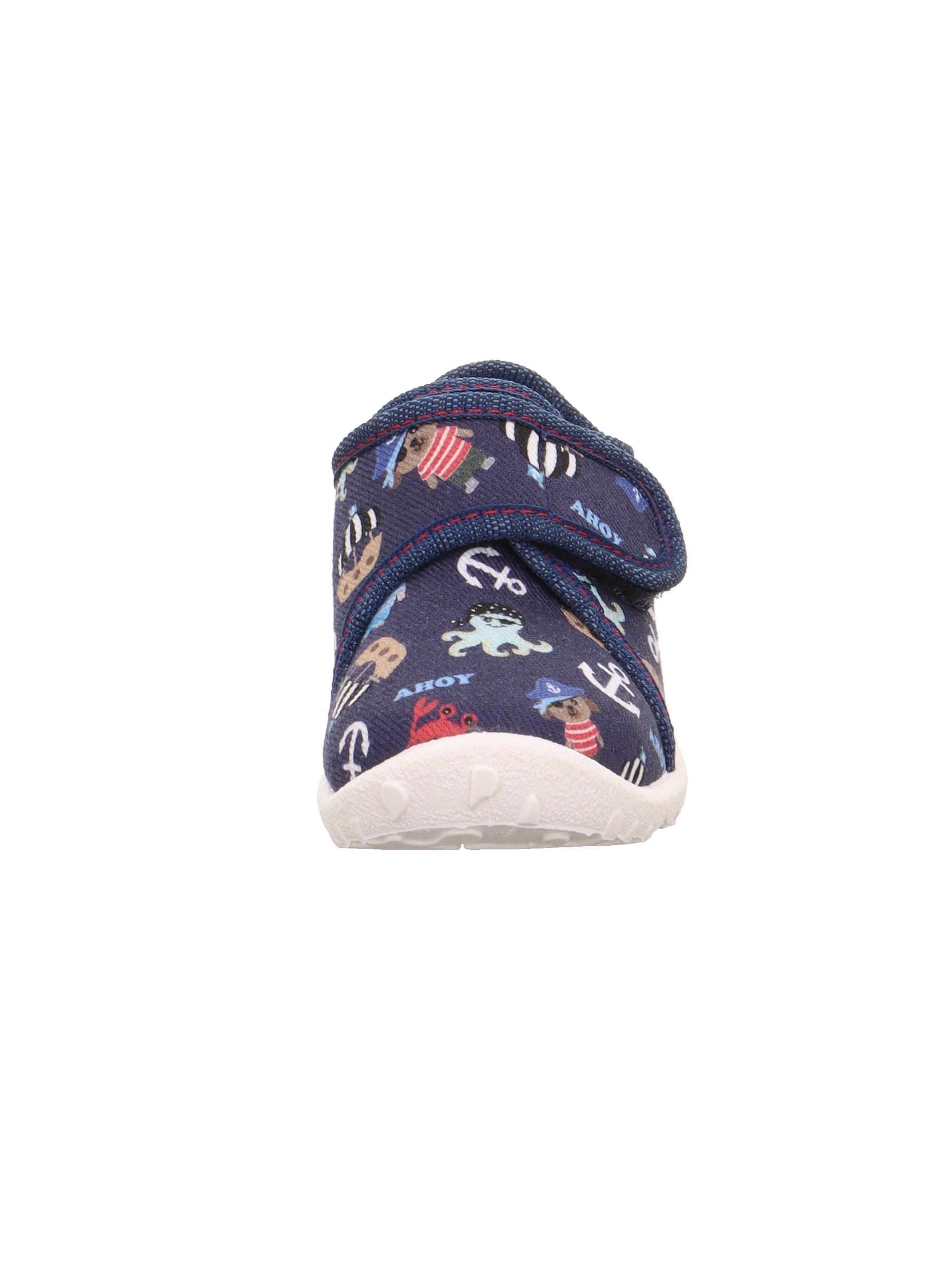 Superfit Hausschuh »SPOTTY WMS: mittel«  Klettschuh, mit süßem Motiv, Größenschablone zum Download