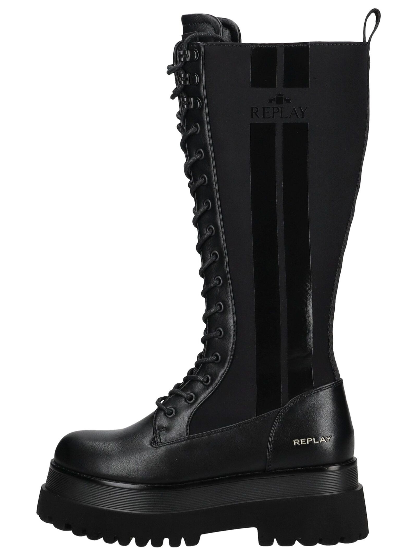 Replay Schnürstiefel »Replay Stiefel Lederimitat/Textil«