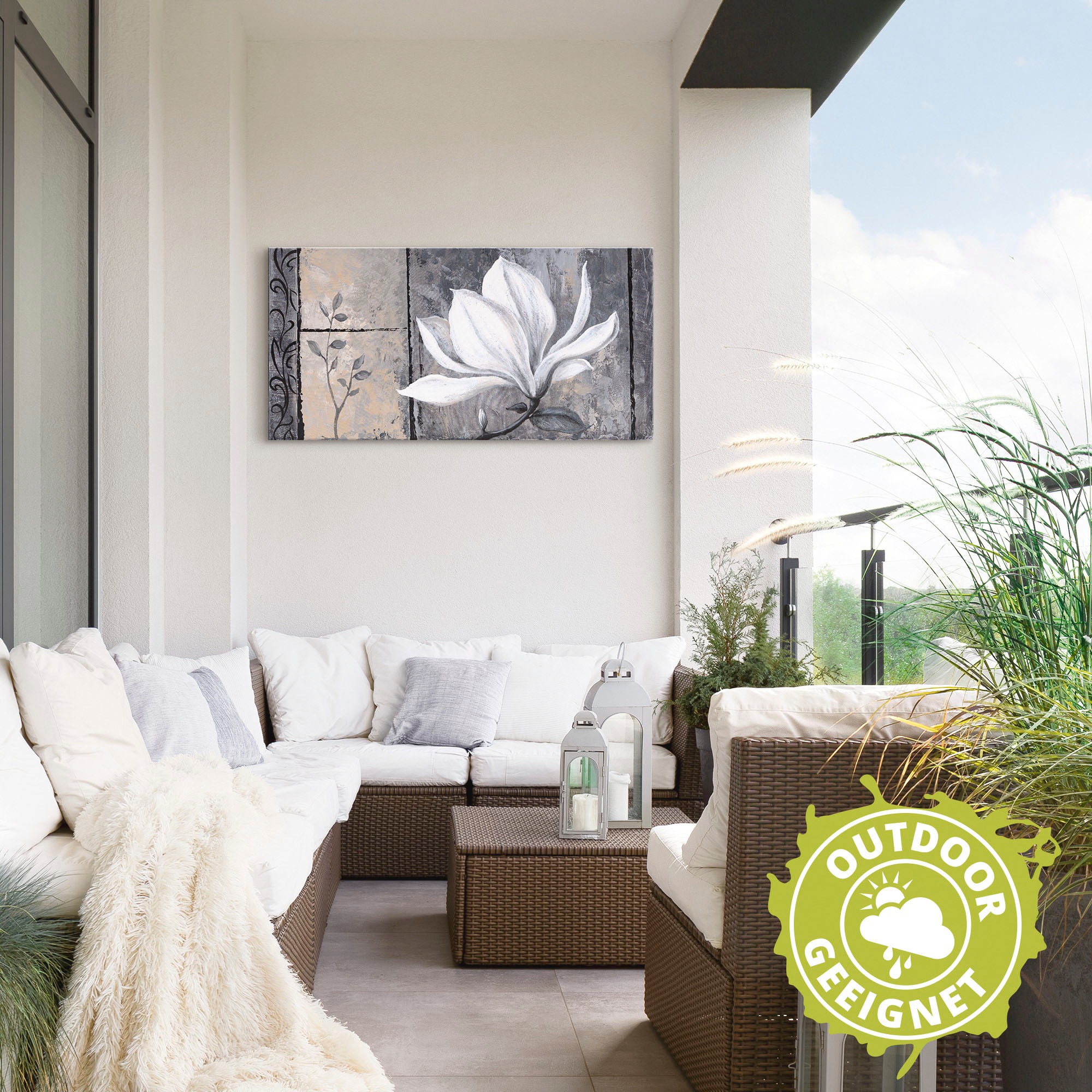 Artland Wandbild »Klassische Magnolie«, Blumen, (1 St.), als Alubild, Outdoorbild, Leinwandbild, Poster, Wandaufkleber