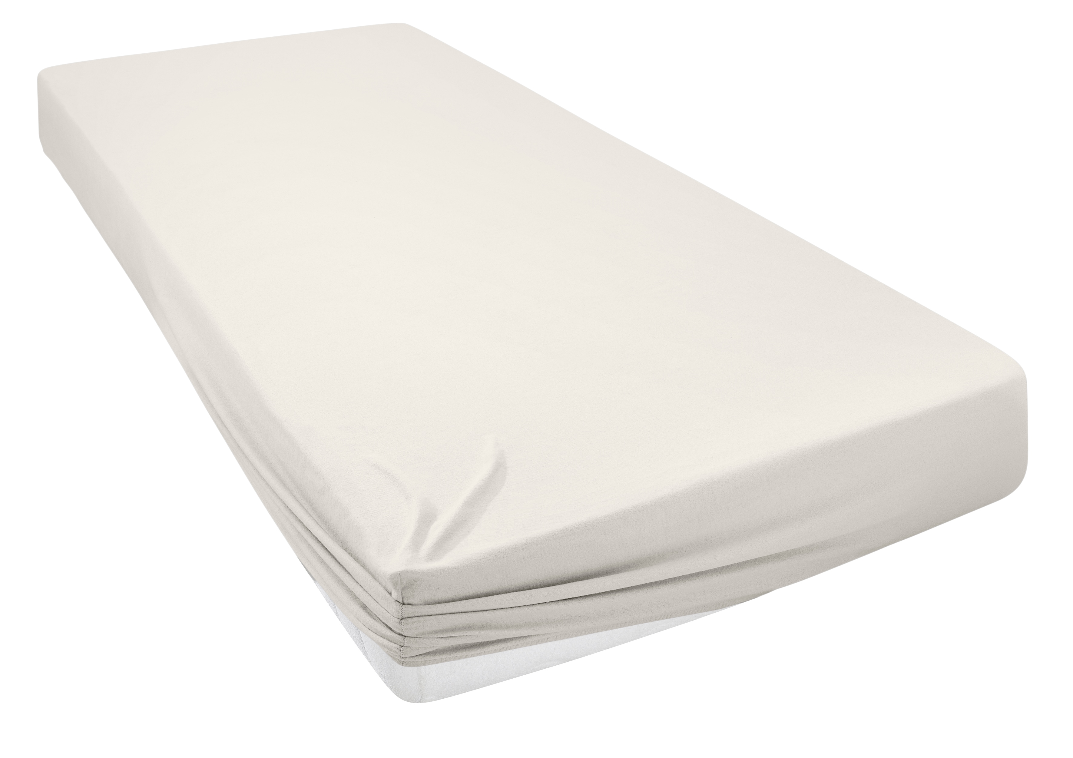 OTTO home Spannbettlaken "Physalis Basic und PREMIUM Qualität, 100% Baumwolle, Jersey und Biber" Bettlaken für Matratzen bis 18 cm Höhe, Spannbetttuch, Laken