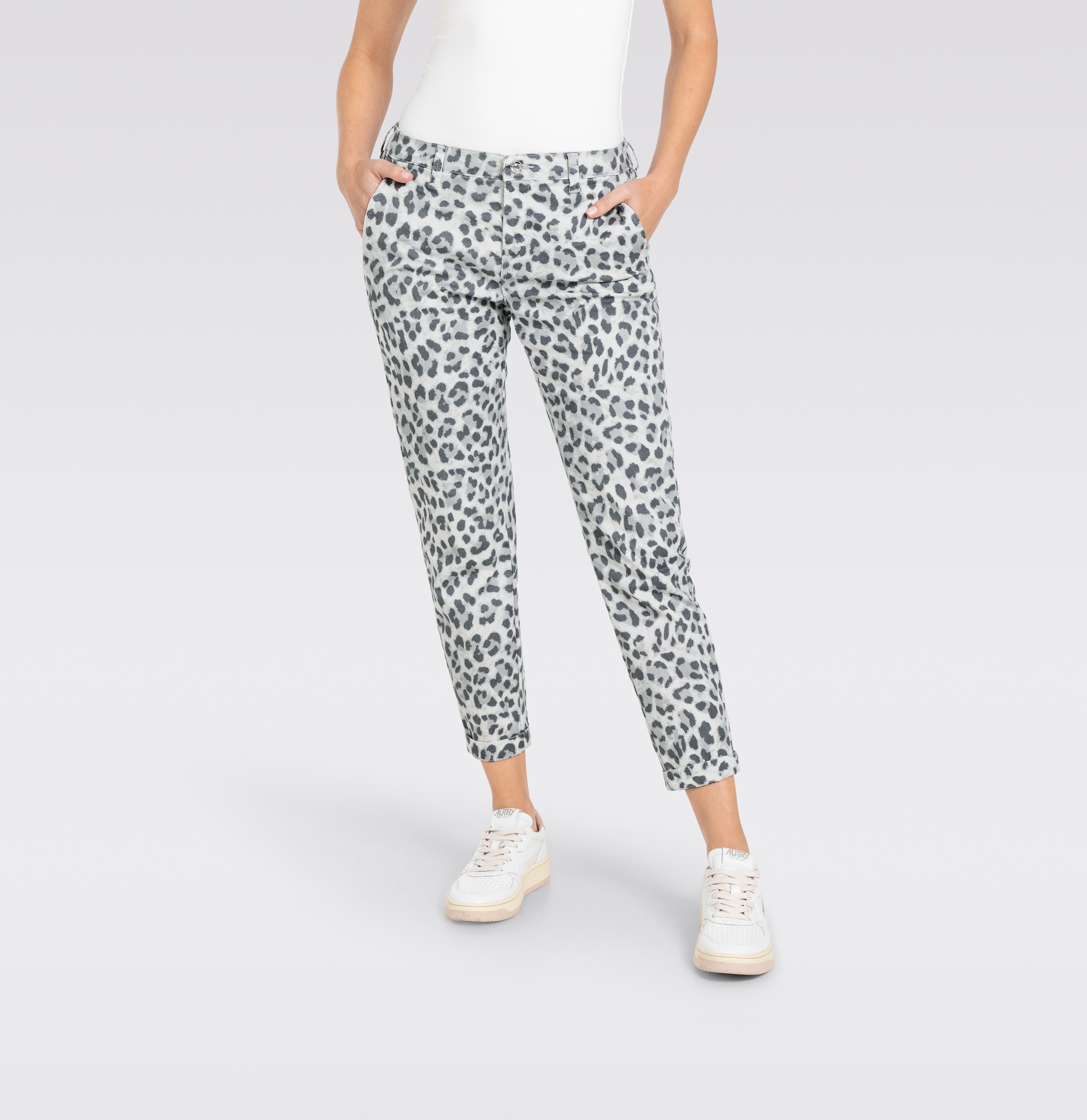 MAC Chinohose "CHINO turn up" mit dezentem Glanz, elegant und sportiv zugle günstig online kaufen