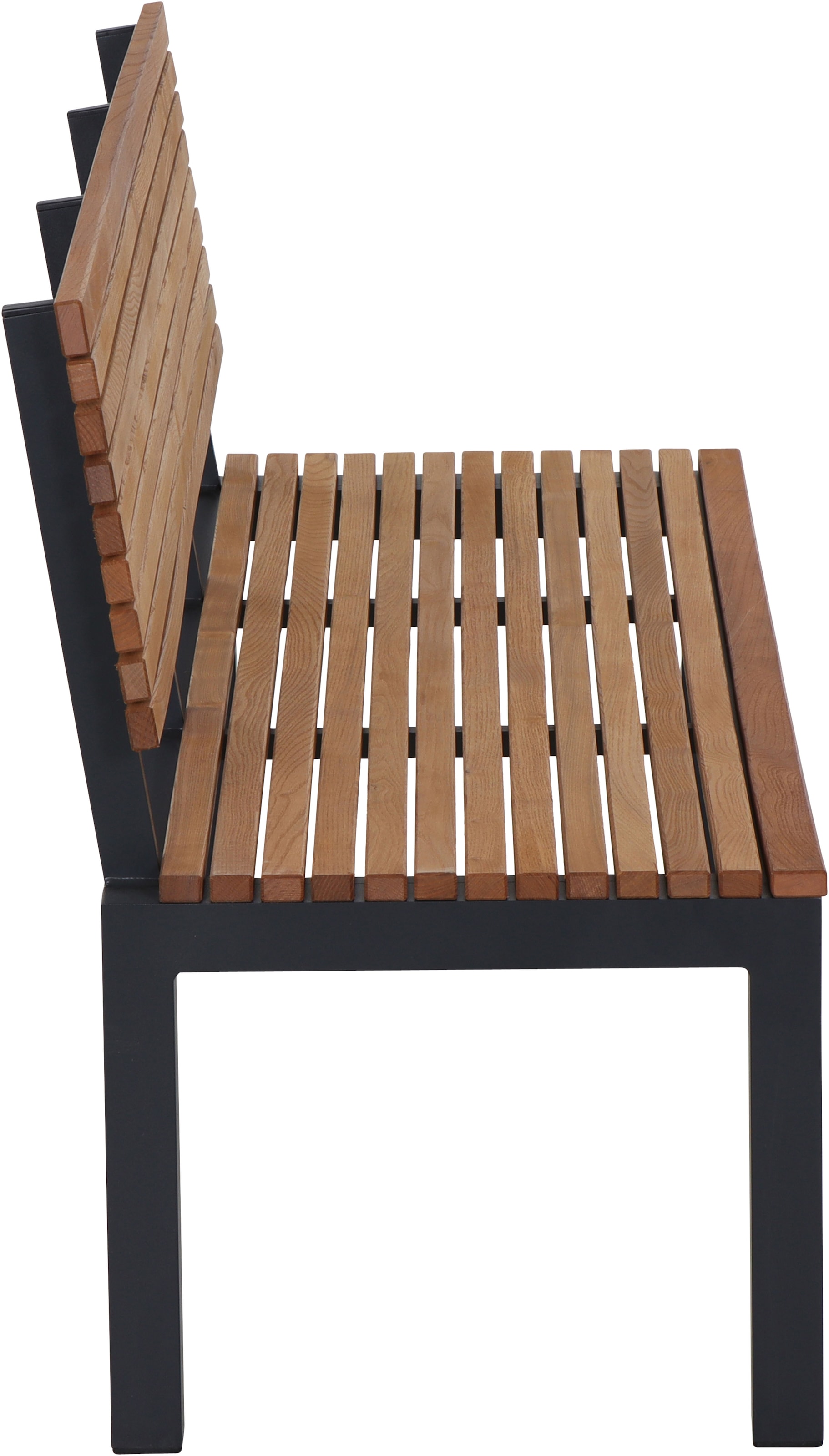 Siena Garden Gartenbank »Bozen 2er Aluminiumgestell anthrazit Robininenholz«, Flächen aus Robinienholz FSC® 100%