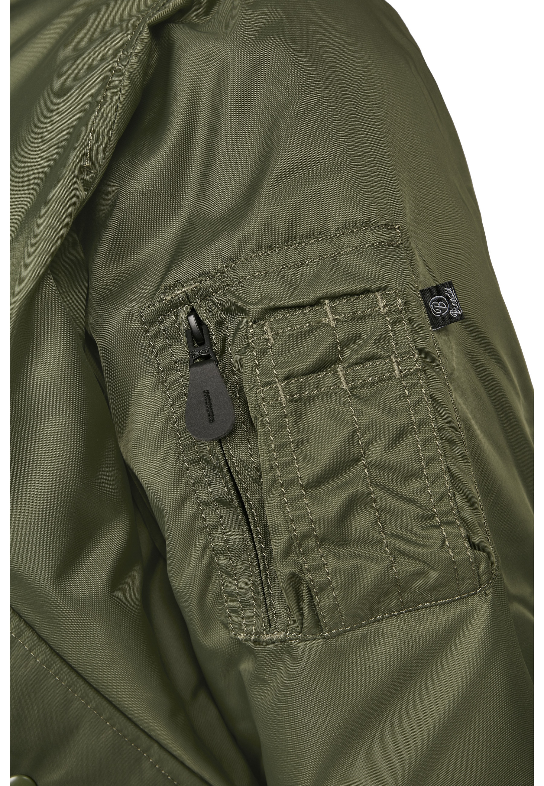 Brandit Anorak »Brandit Herren Hooded MA1 Bomber Jacket« 1 Stk. tlg. mit Kapuze