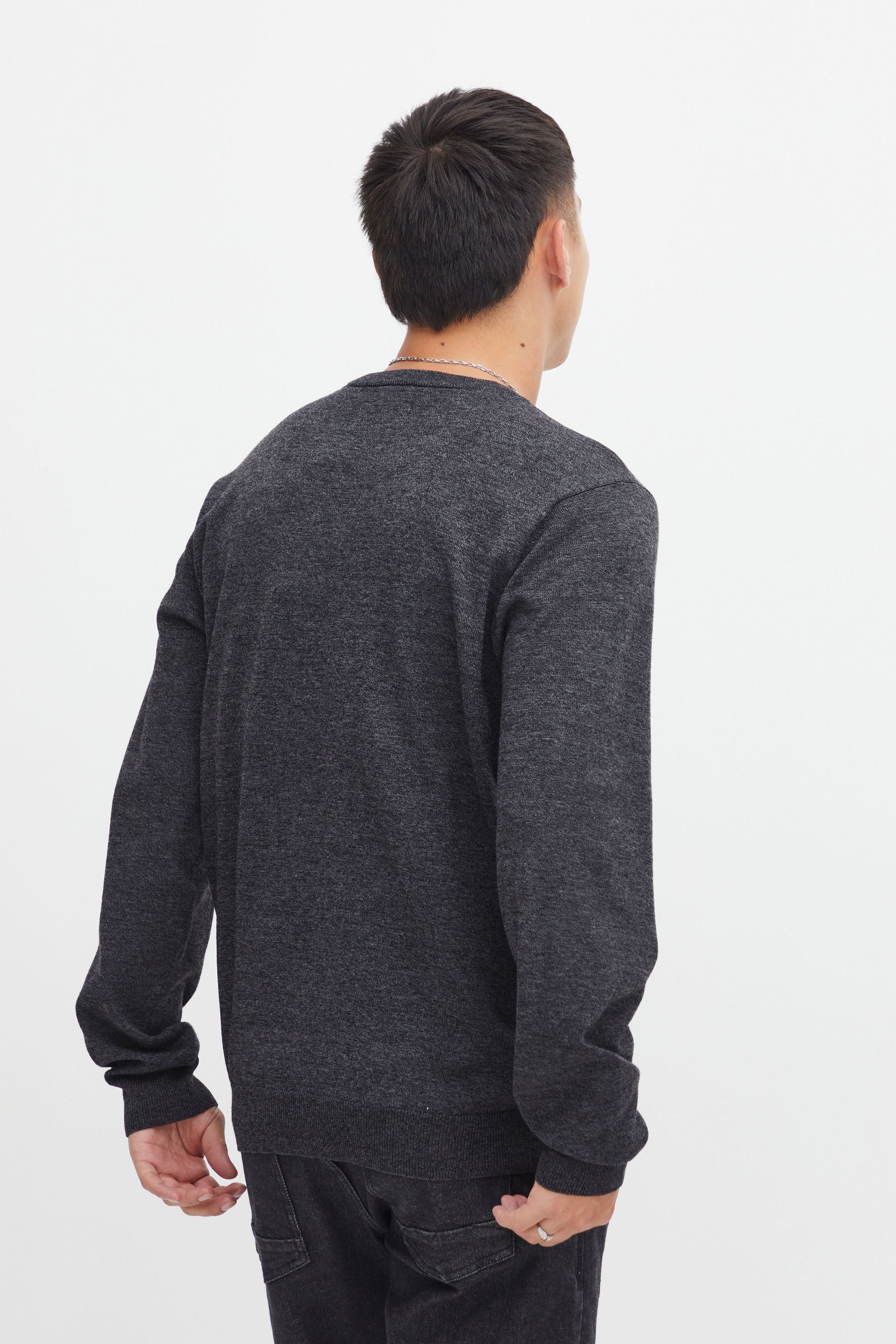 Longpullover BLEND "Sweatshirt BHBruton", Herren, Gr. M, schwarz, Obermaterial: 100% Polyester PES., Sweatshirts Longpullover 6