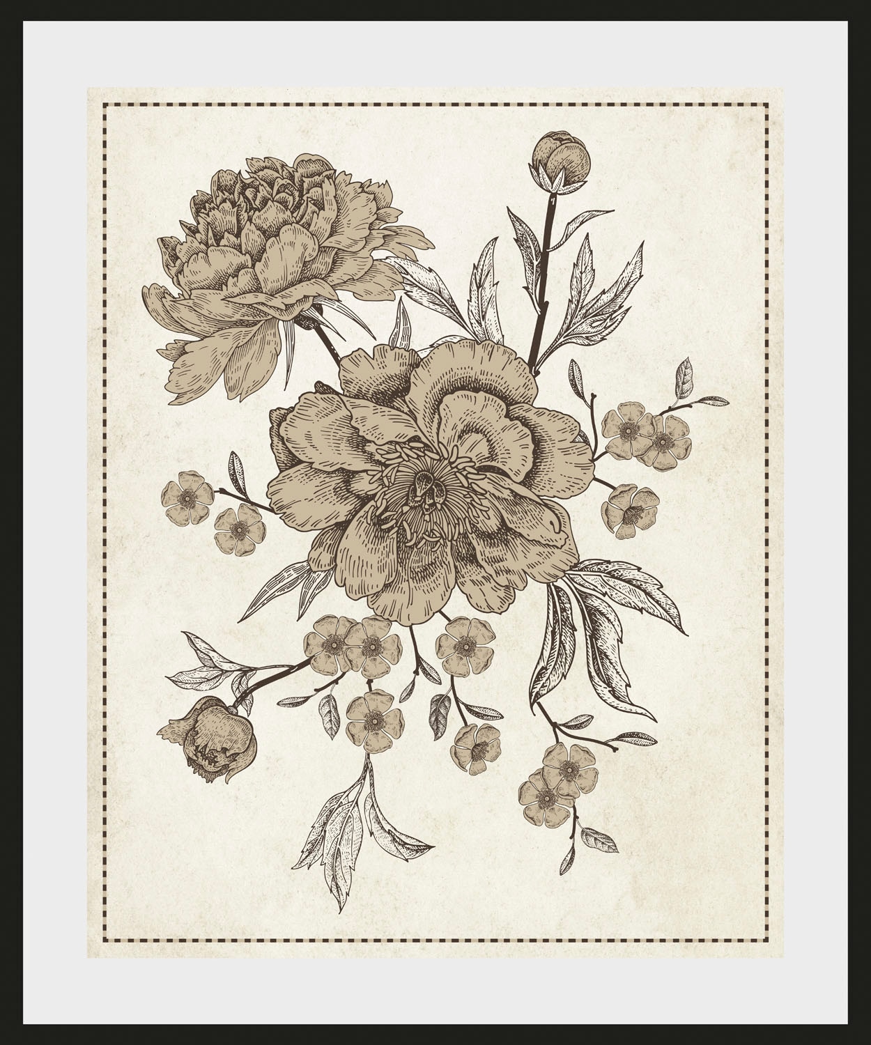 queence Bild »Rosalie«, (1 St.), HD Premium Poster-Druck inkl. Holzrahmen