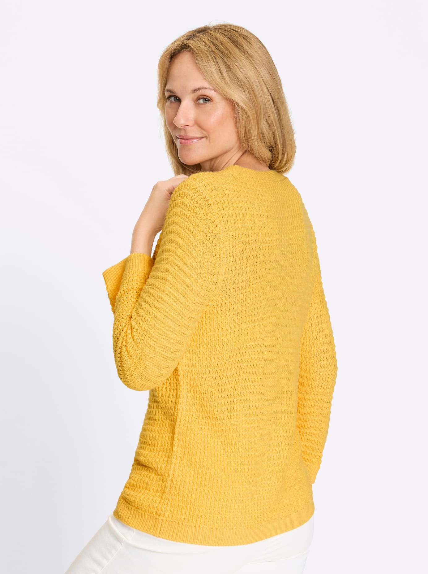 Thumbnail - Classic Basics 3/4 Arm-Pullover "U-Boot-Pullover"