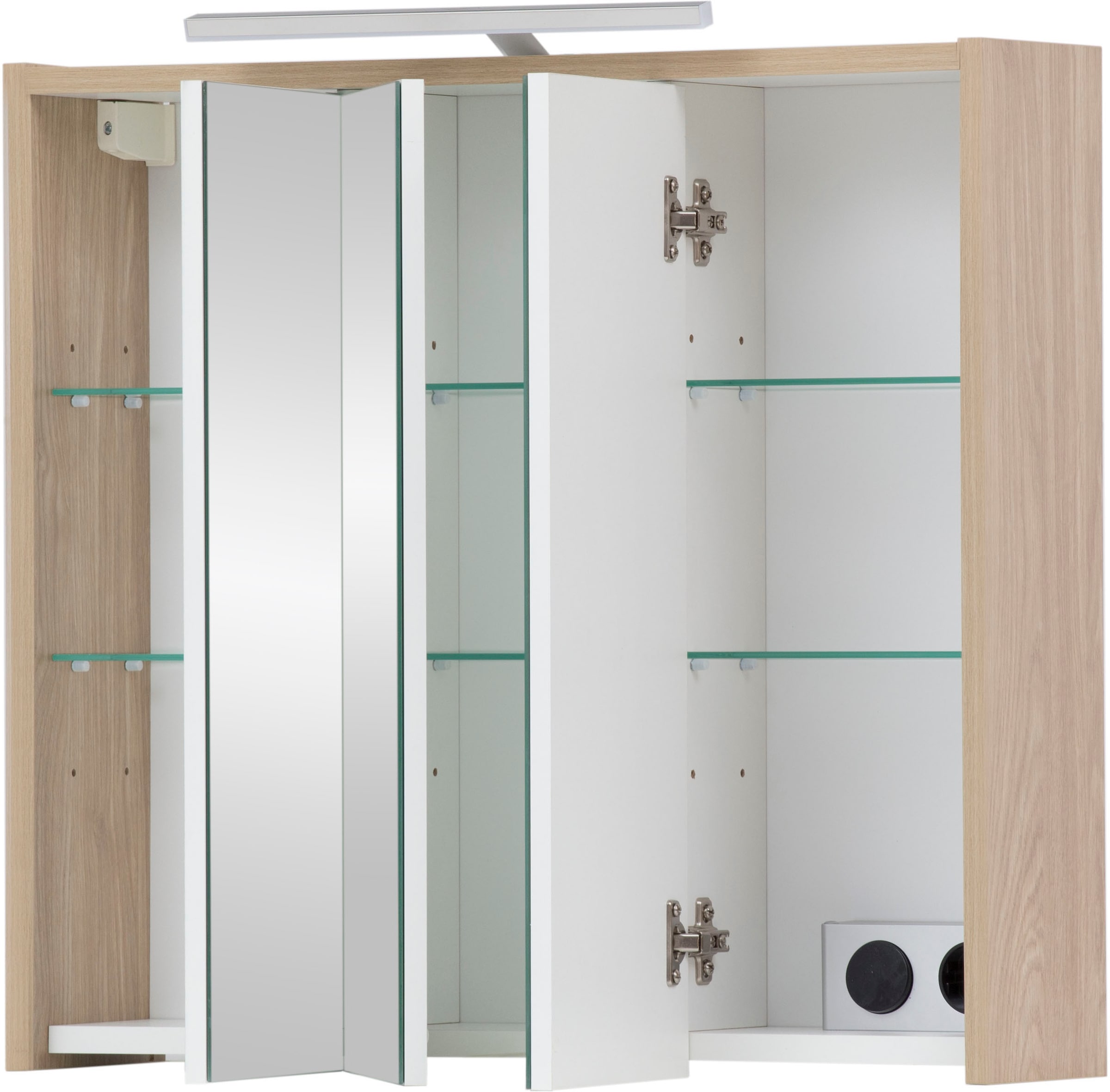 INOSIGN Spiegelschrank »List«, Breite 65 cm