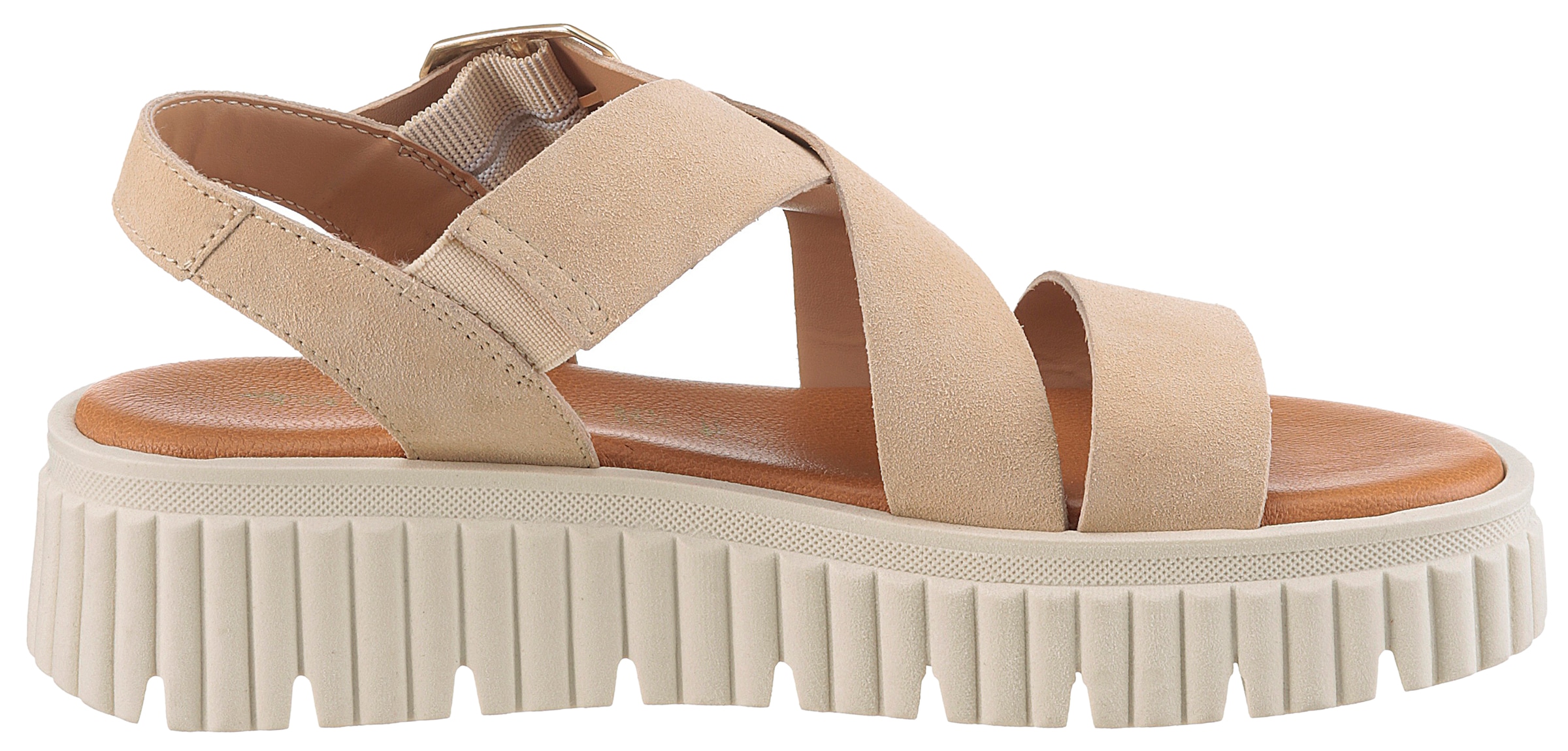 Tamaris Sandalette, Plateau, Riemchensandale, Sommerschuh mit Touch It-Ausstattung