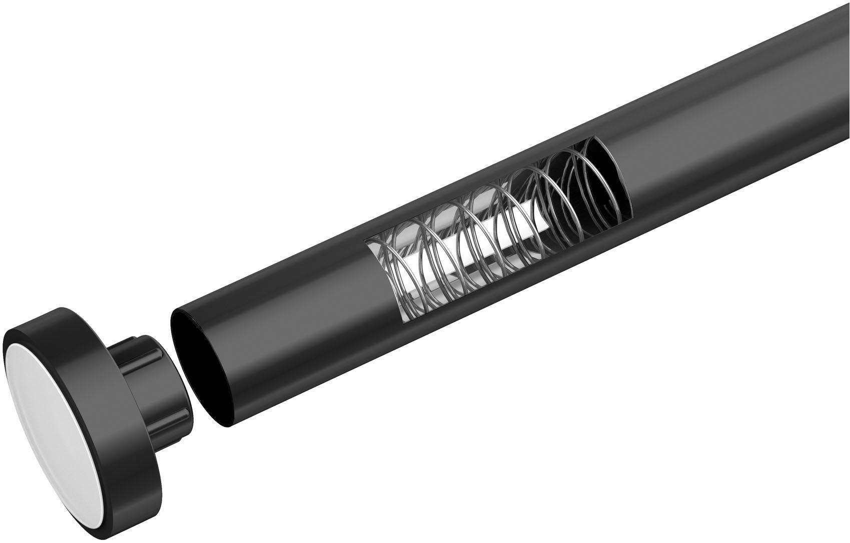 SCHÖNER WOHNEN-Kollektion Duschvorhangstange »»Obleon«« Ø 28 mm ausziehbar Teleskop-Duschschiene, ausziehbar